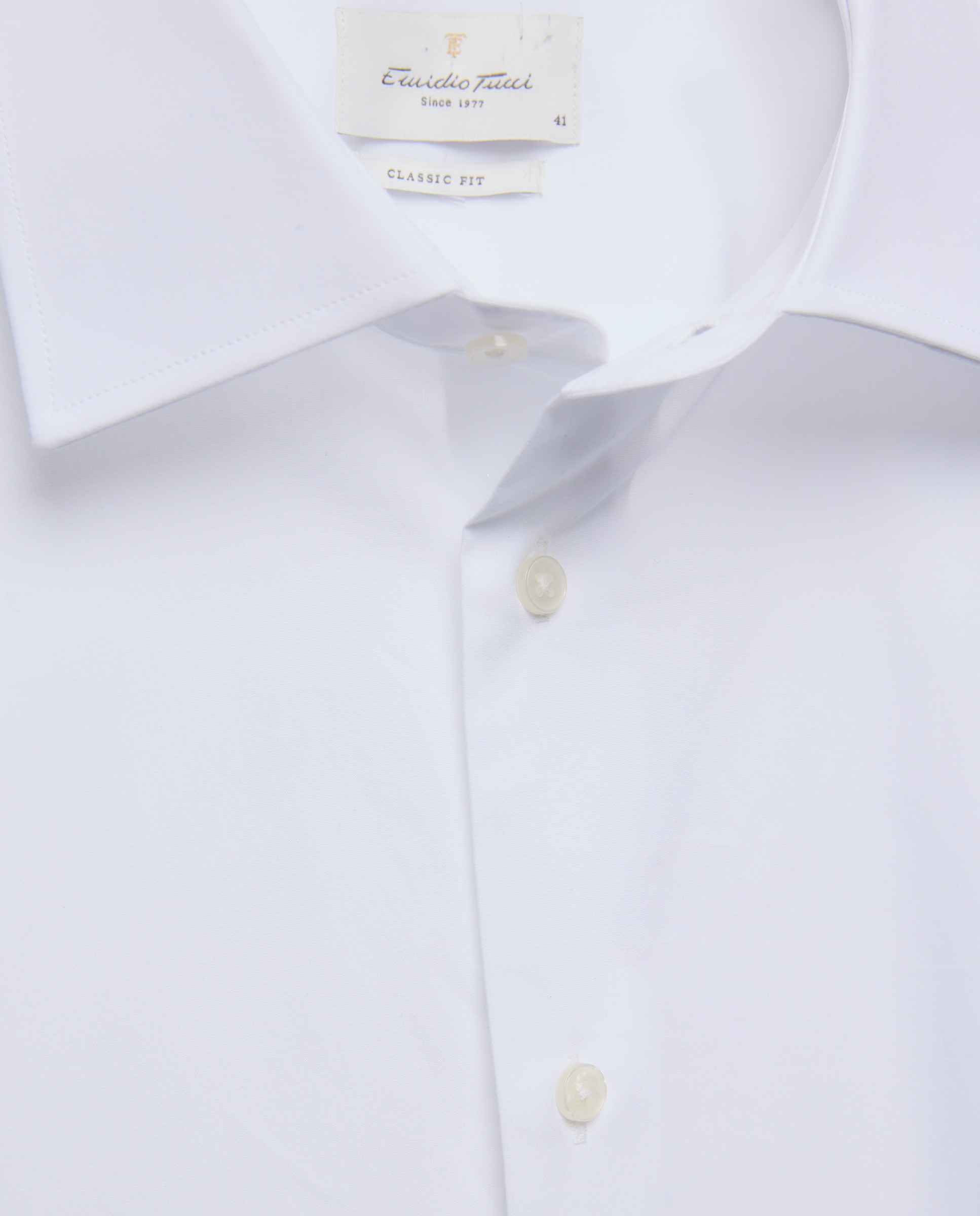 Camisa vestir hombre manga larga - Emidio Tucci - Blanco Blanco-6