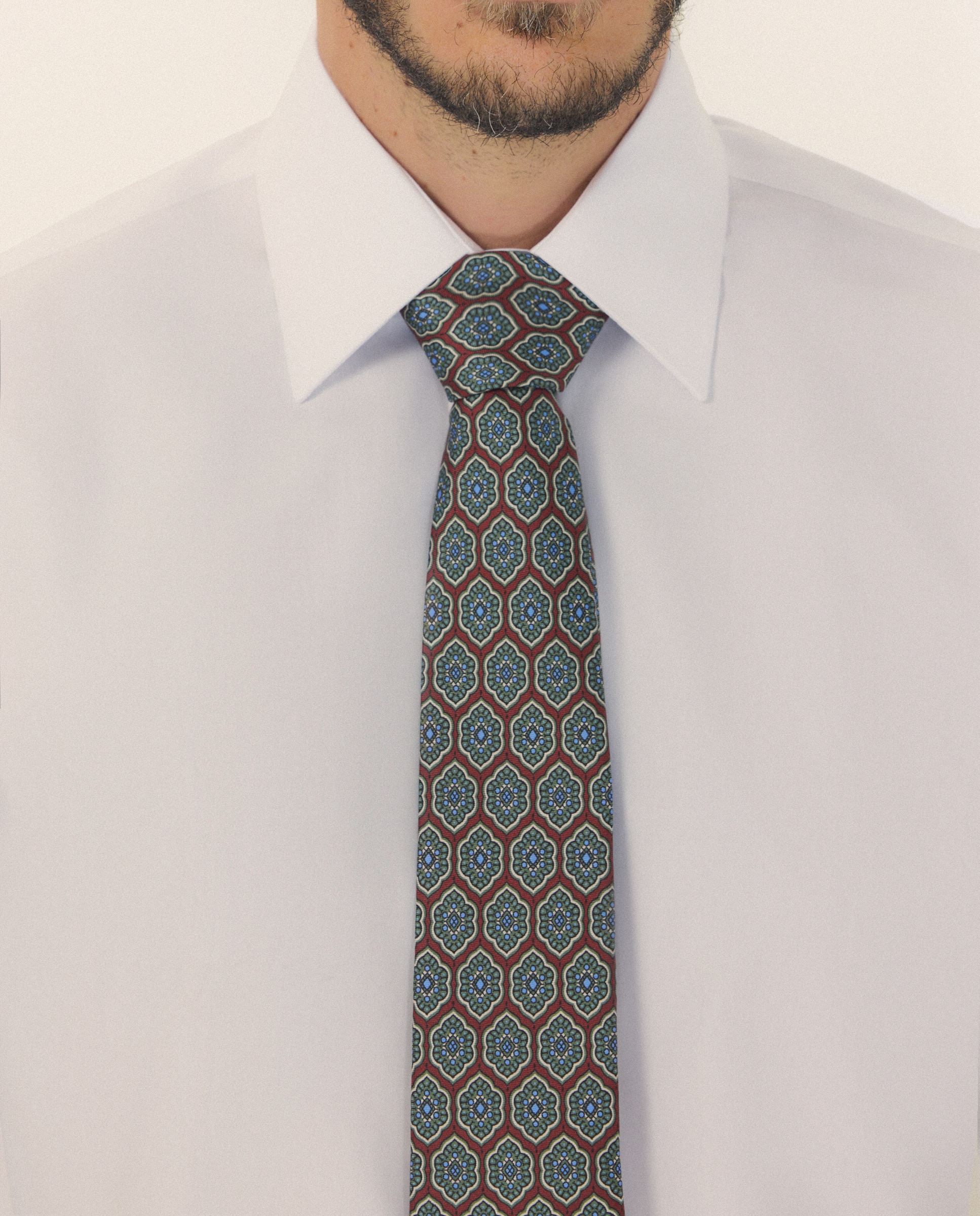 Camisa vestir 100% algodón non iron fit classic - Emidio Tucci - Blanco Blanco-4