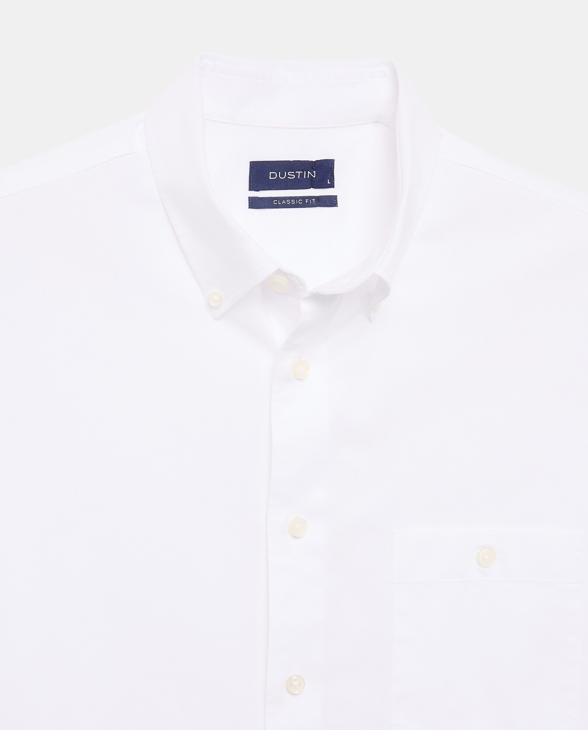 Camisa Oxford Classic Fit Branco-5