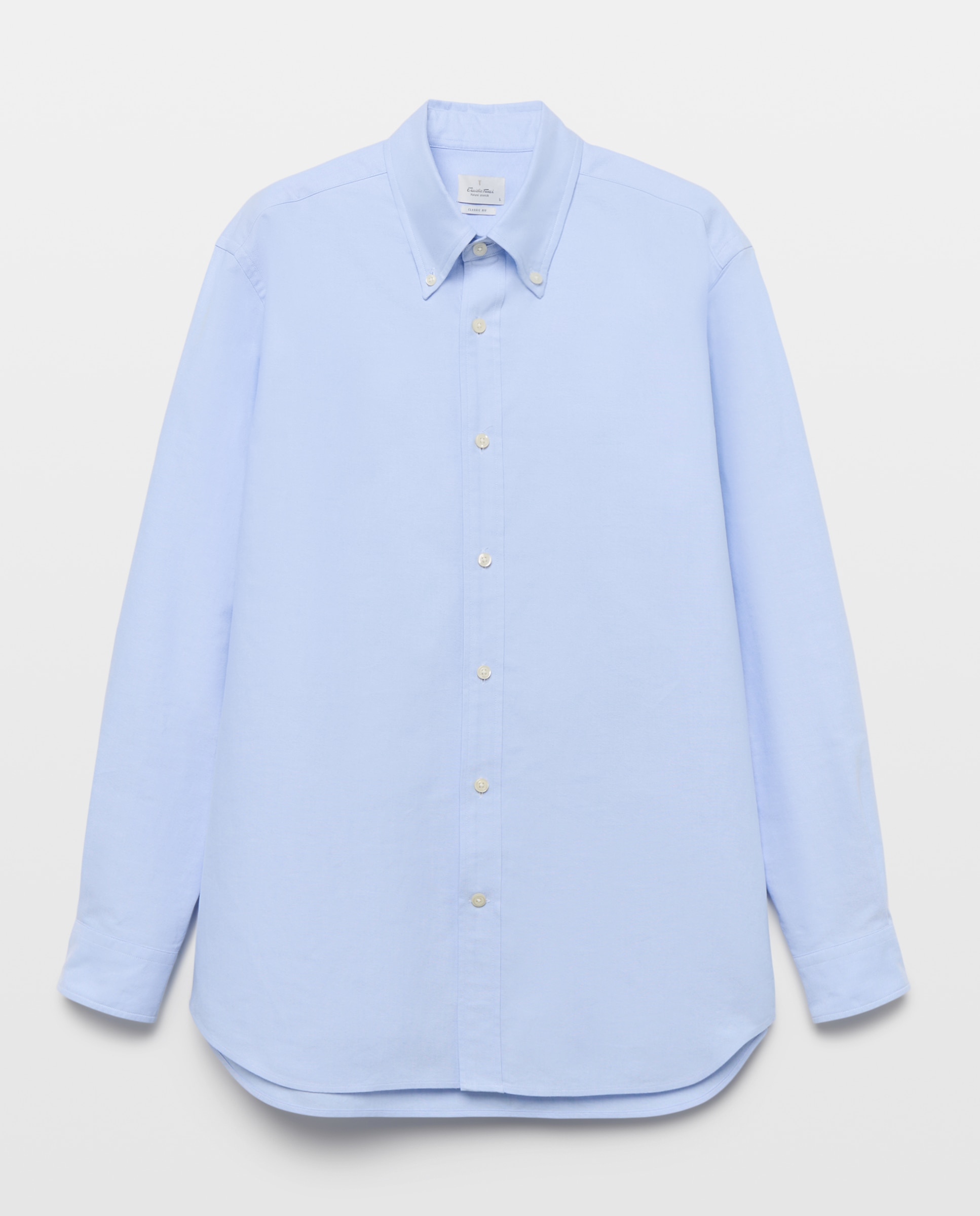 Camisa sport oxford classic fit hombre 100% algodón - Emidio Tucci - Blanco Blanco-5