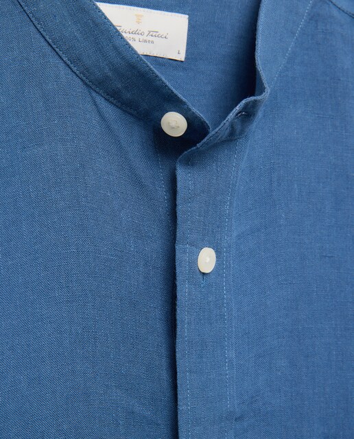 camisa lino mao emidio tucci