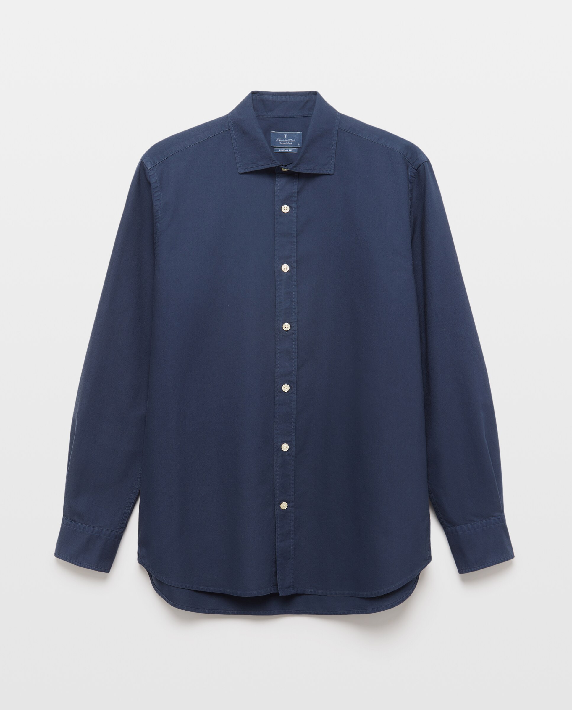 Camisa oxford hombre m/l - Emidio Tucci - Azul marino Azul marino-4