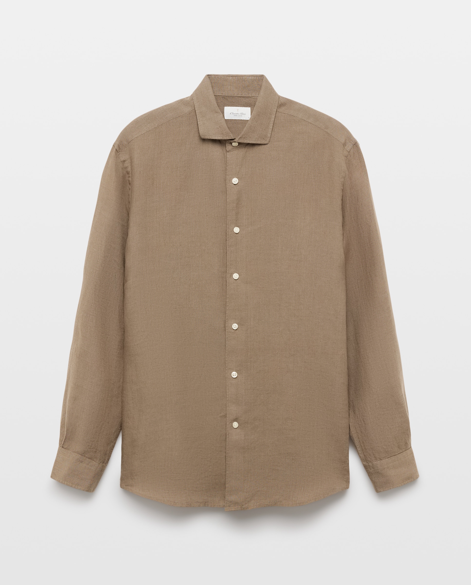 Camisa de lino de hombre - Emidio Tucci - Verde Verde-4