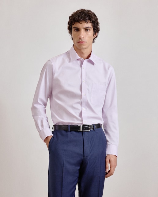 Imagem 0 de Camisa Classic Fit Clássico Popelina com Acabamento Eco Coolmax®