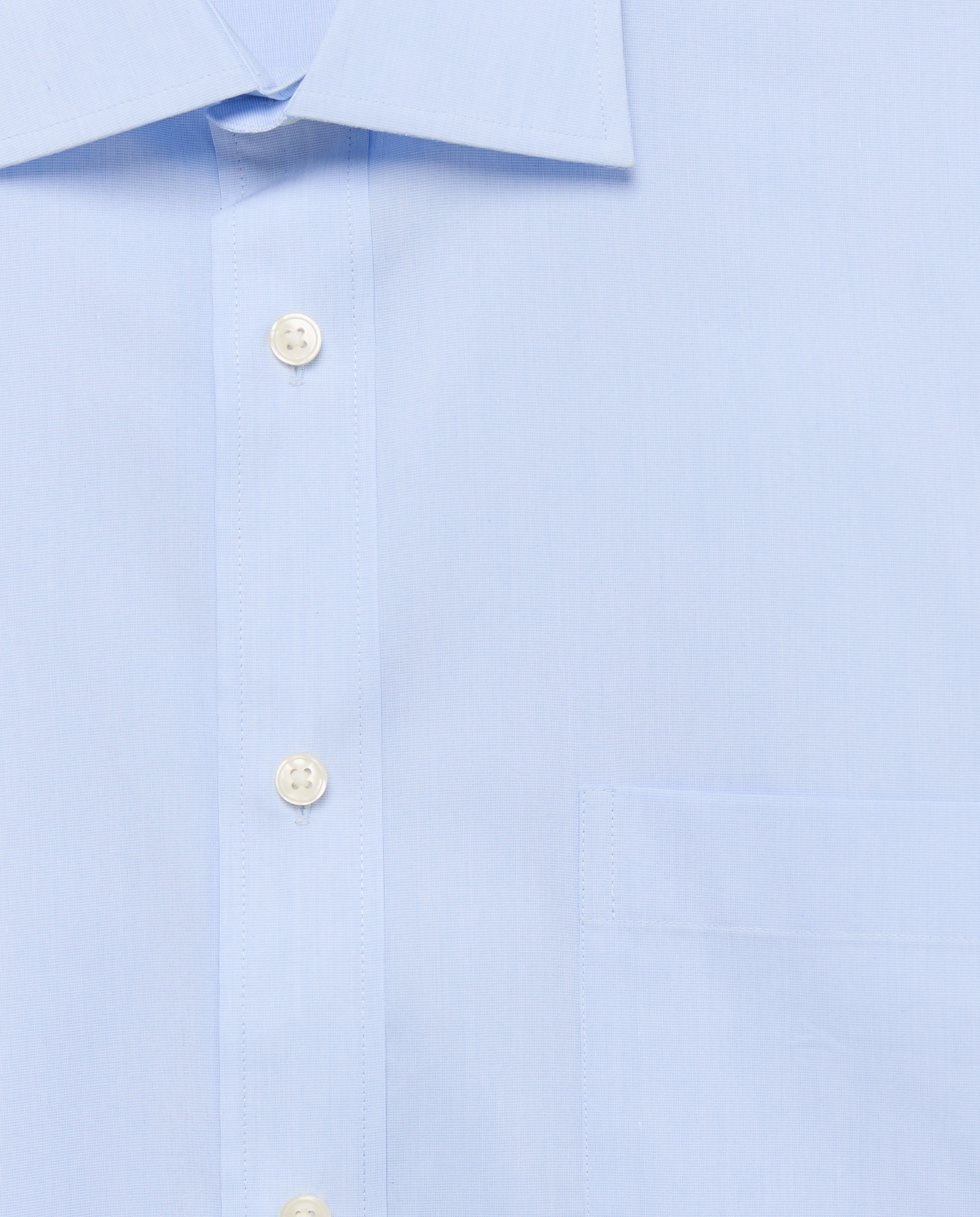Camisa classic fit con algodón coolmax fil a fil de hombre - Dustin - Azul Cielo Azul Cielo-5