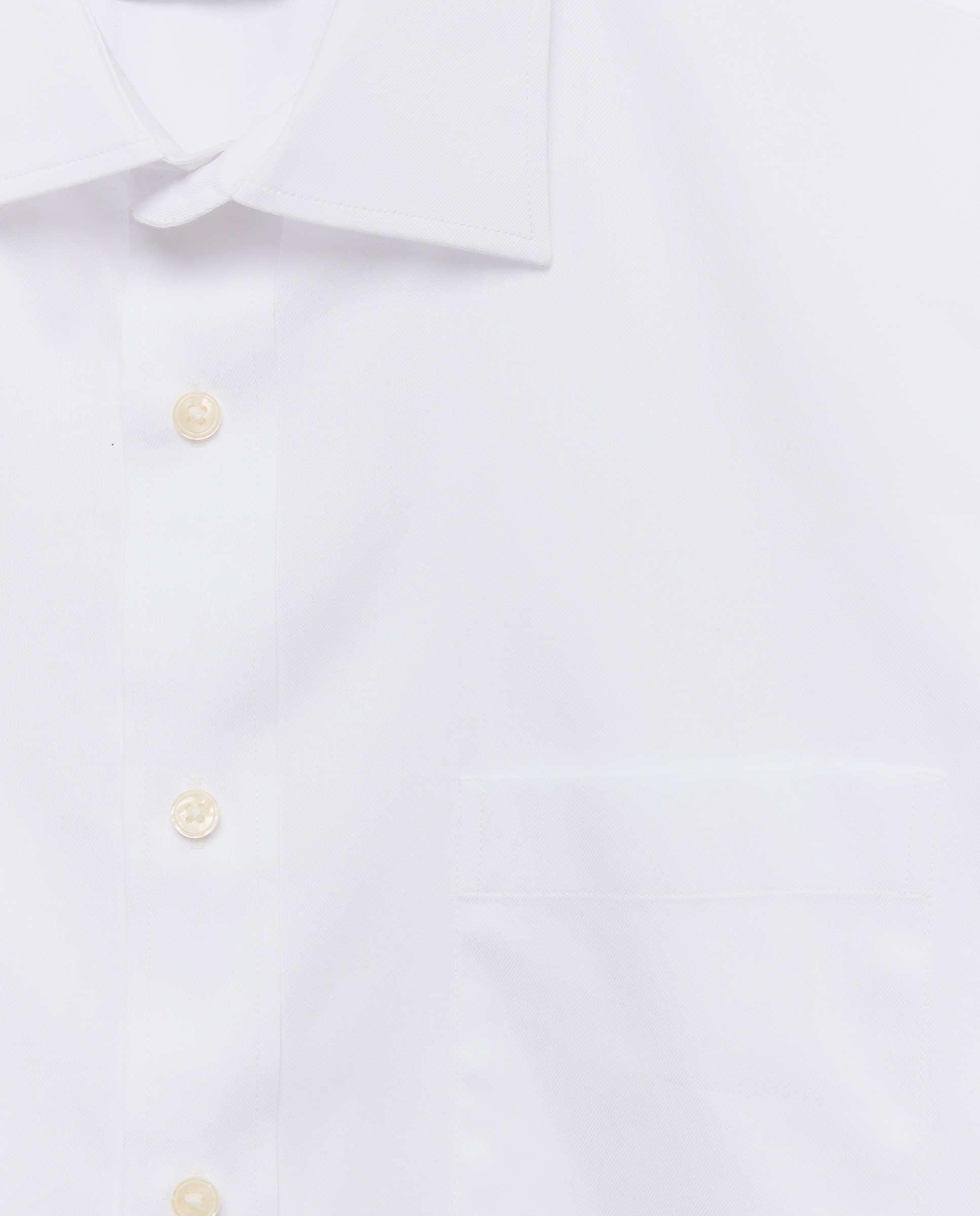 Camisa classic fit con algodón coolmax twill lisa de hombre - Dustin - Blanco Blanco-5