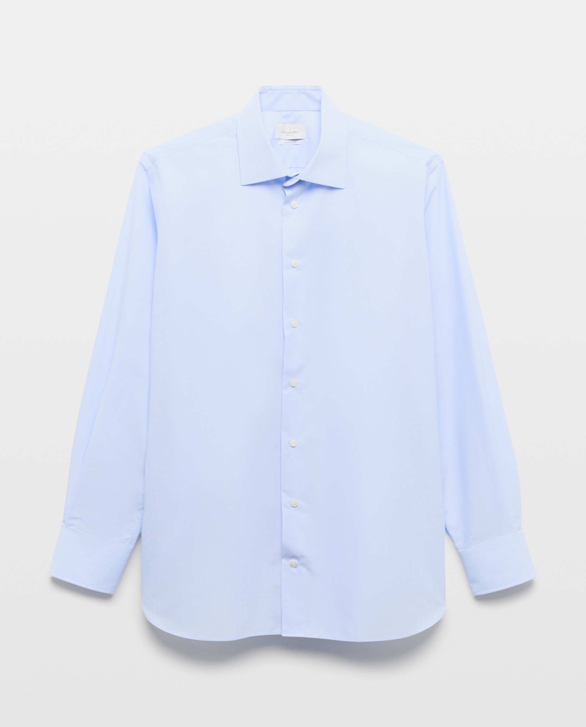 Camisa vestir 100% algodón non iron - Emidio Tucci - Azul Azul-5