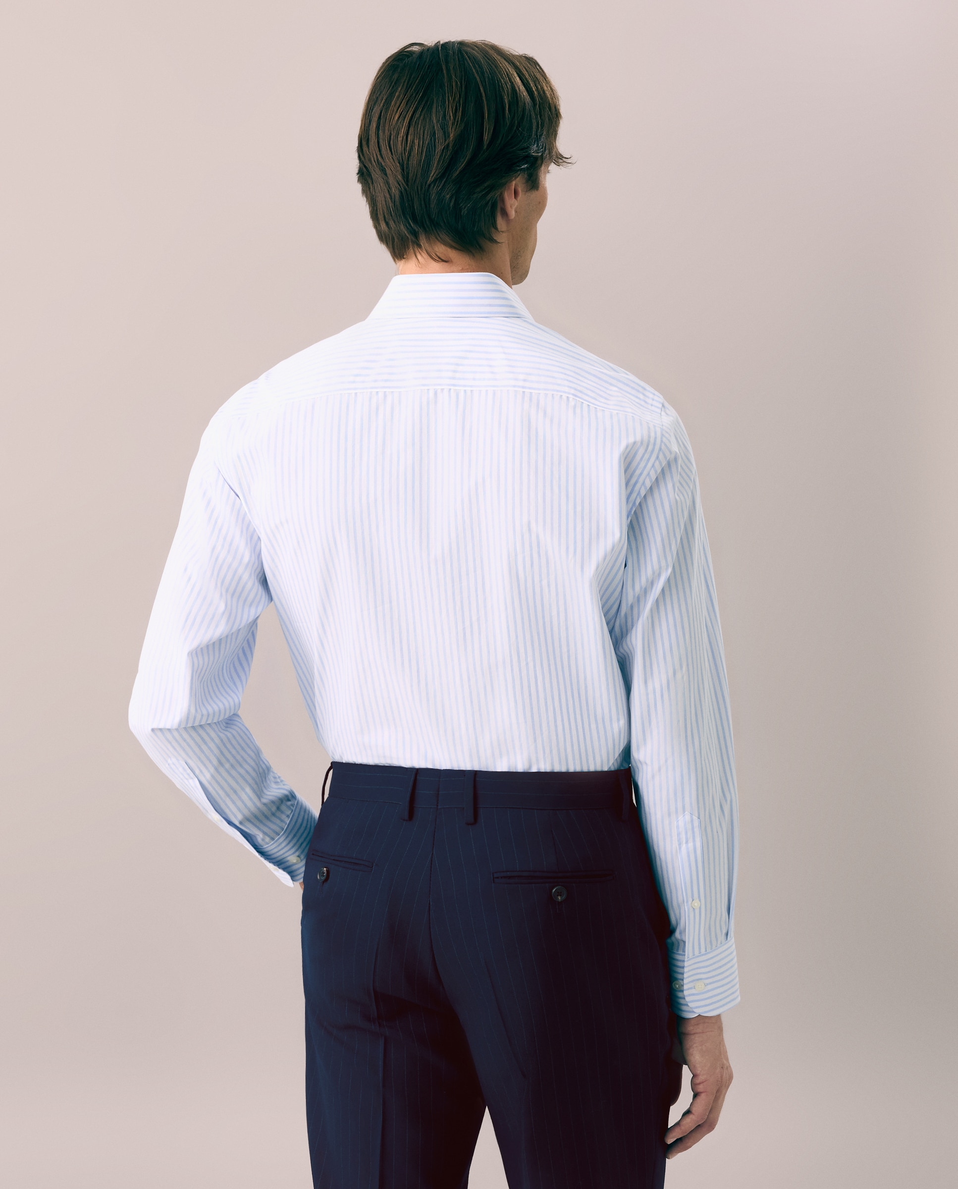 Camisa vestir non iron hombre manga larga - Emidio Tucci - Azul claro Azul claro-3