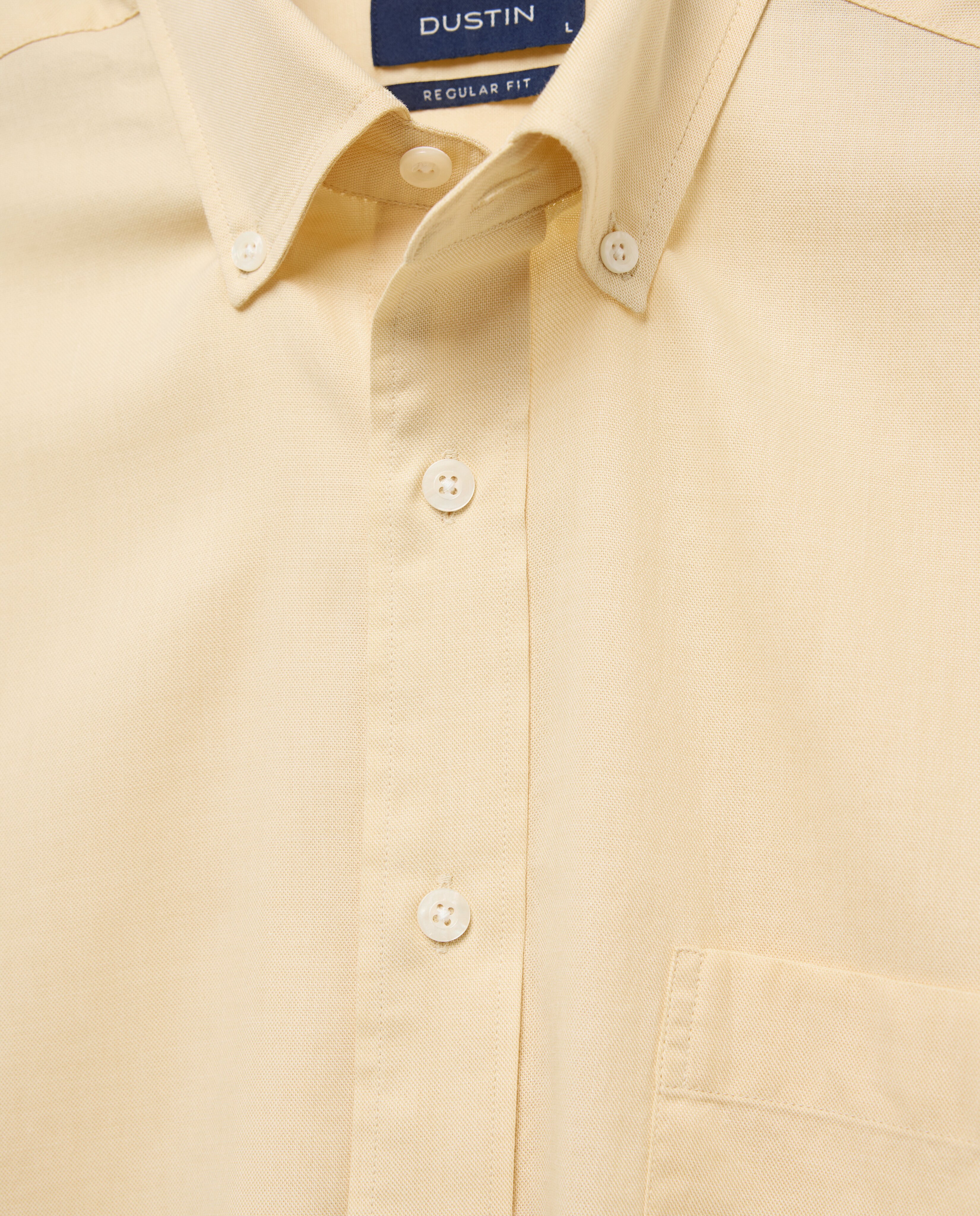 Camisa de sport algodón tencel lisa regular fit - Dustin - 490 Petróleo Mostaza-5