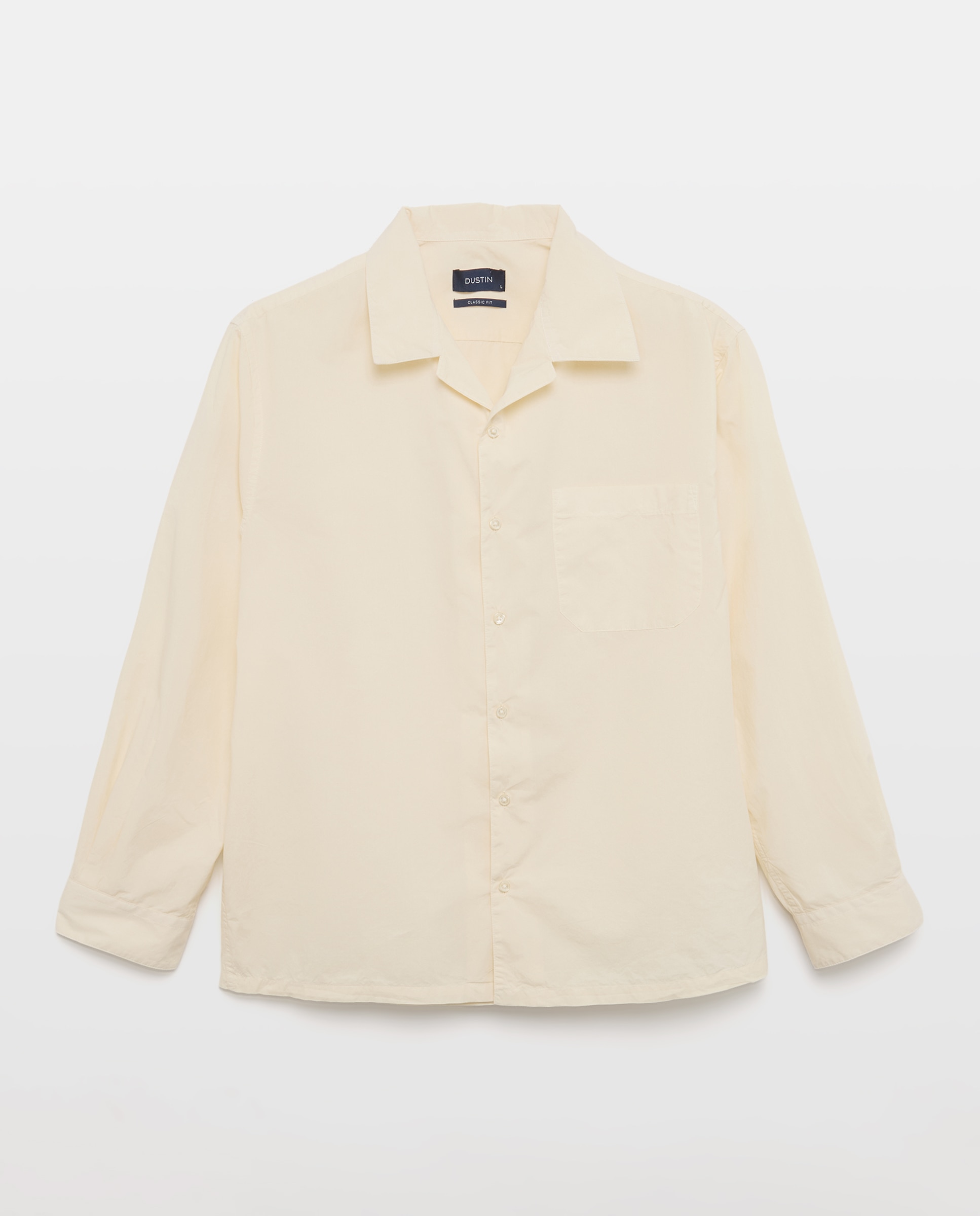Camisa bowling fit 100% algodón hombre - Dustin - Crudo Crudo-4