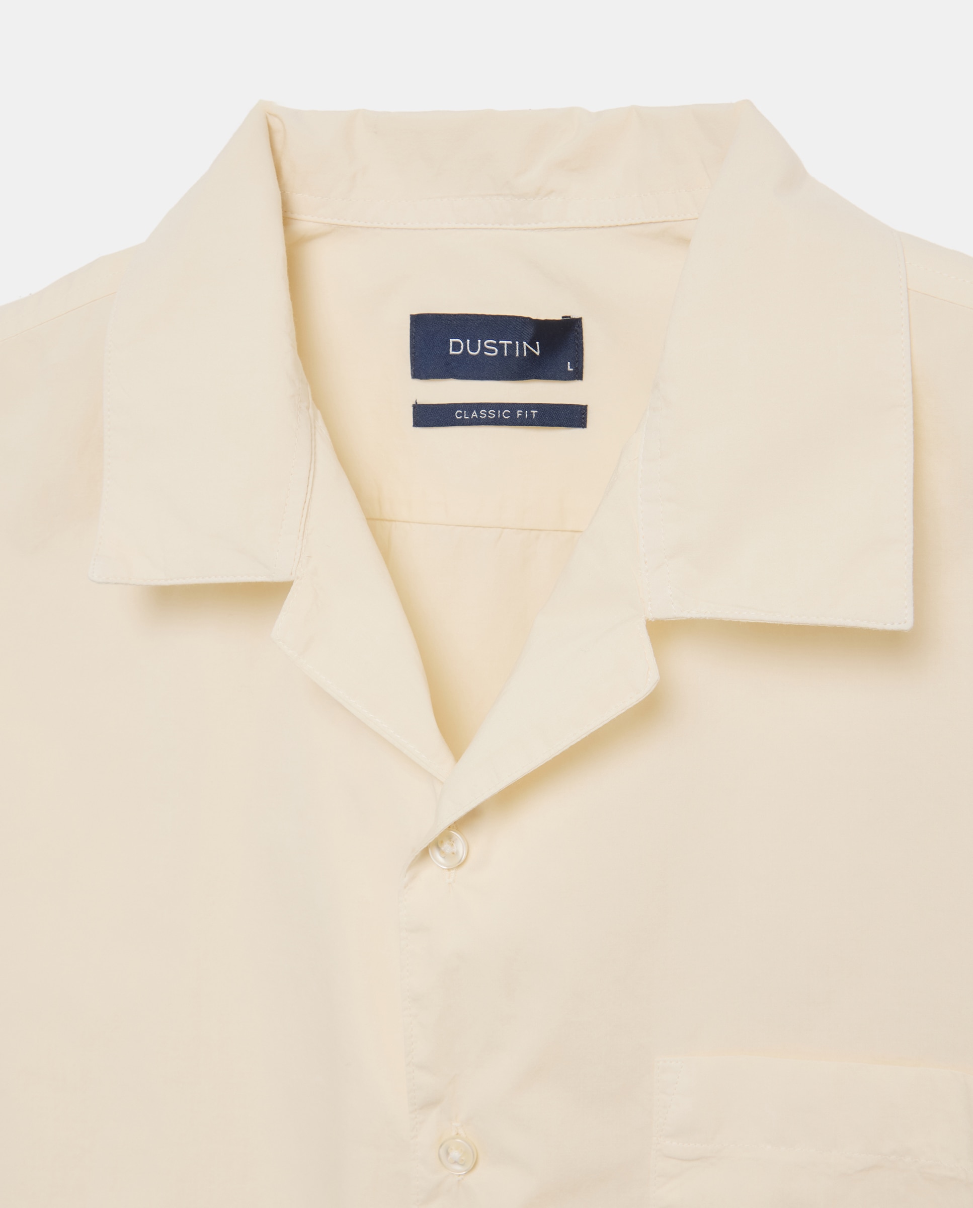 Camisa bowling fit 100% algodón hombre - Dustin - Crudo Crudo-5