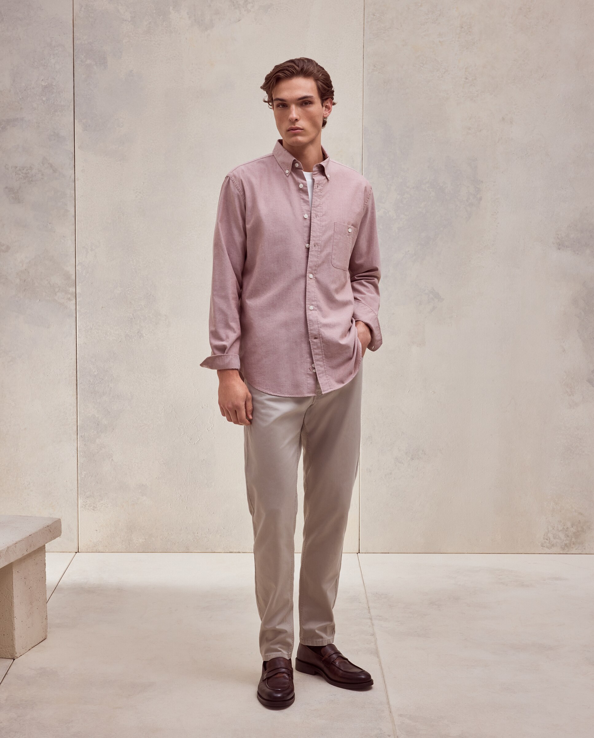 Camisa oxford sport lisa classic fit. - Dustin - Burdeos Burdeos-2
