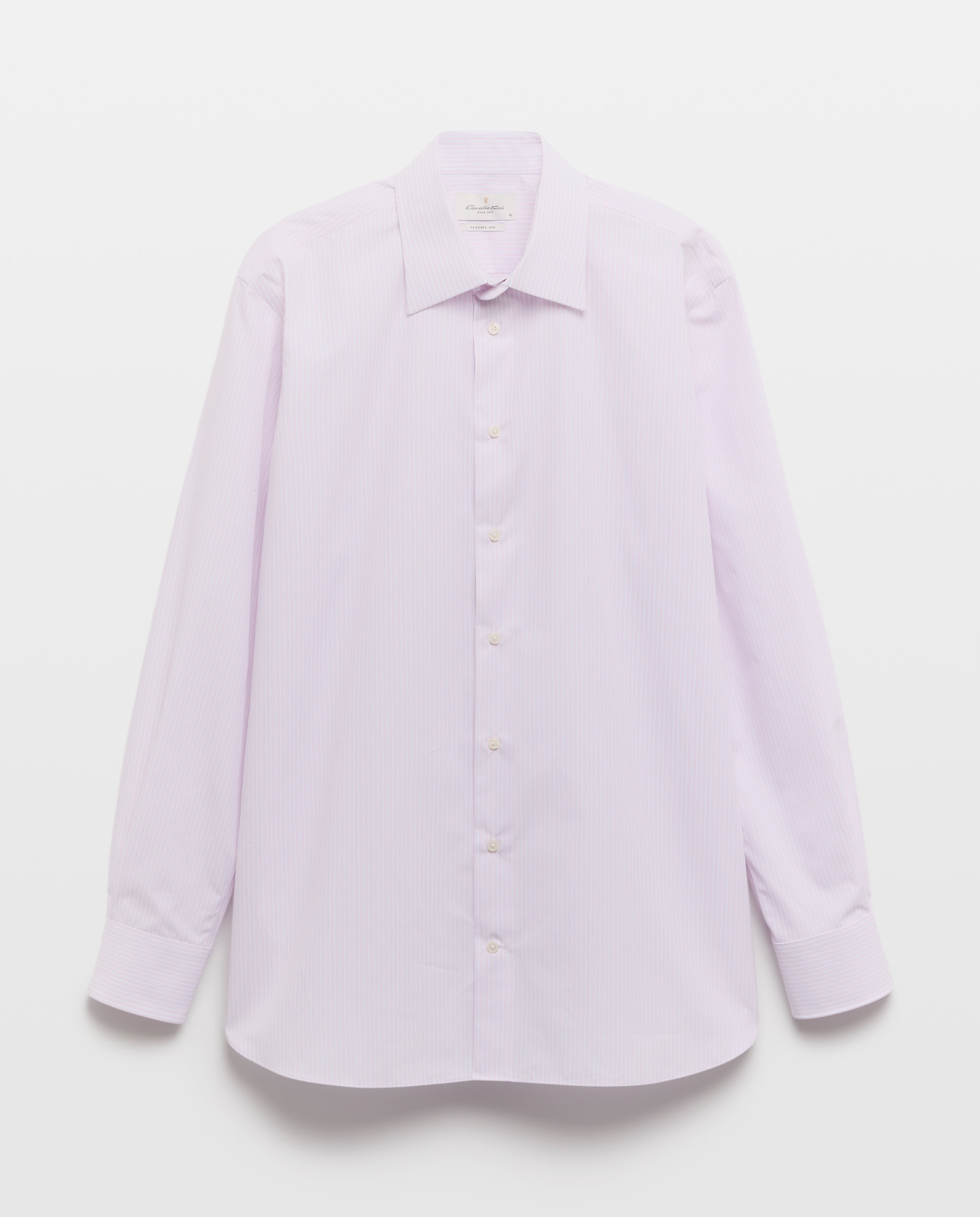 Camisa Clássica de Manga Comprida Non Iron Azul-5