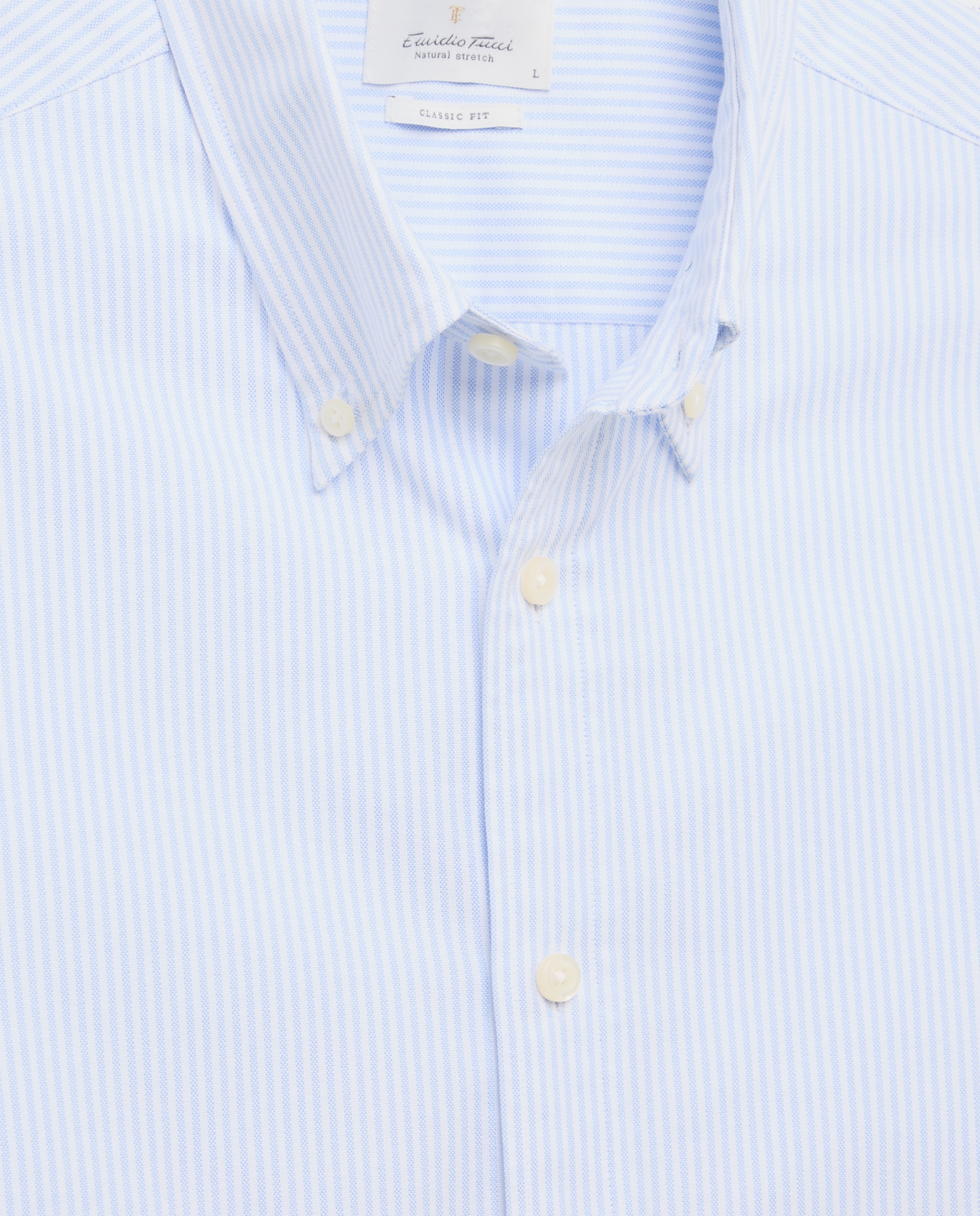Camisa Casual Oxford Classic Fit Celeste-6