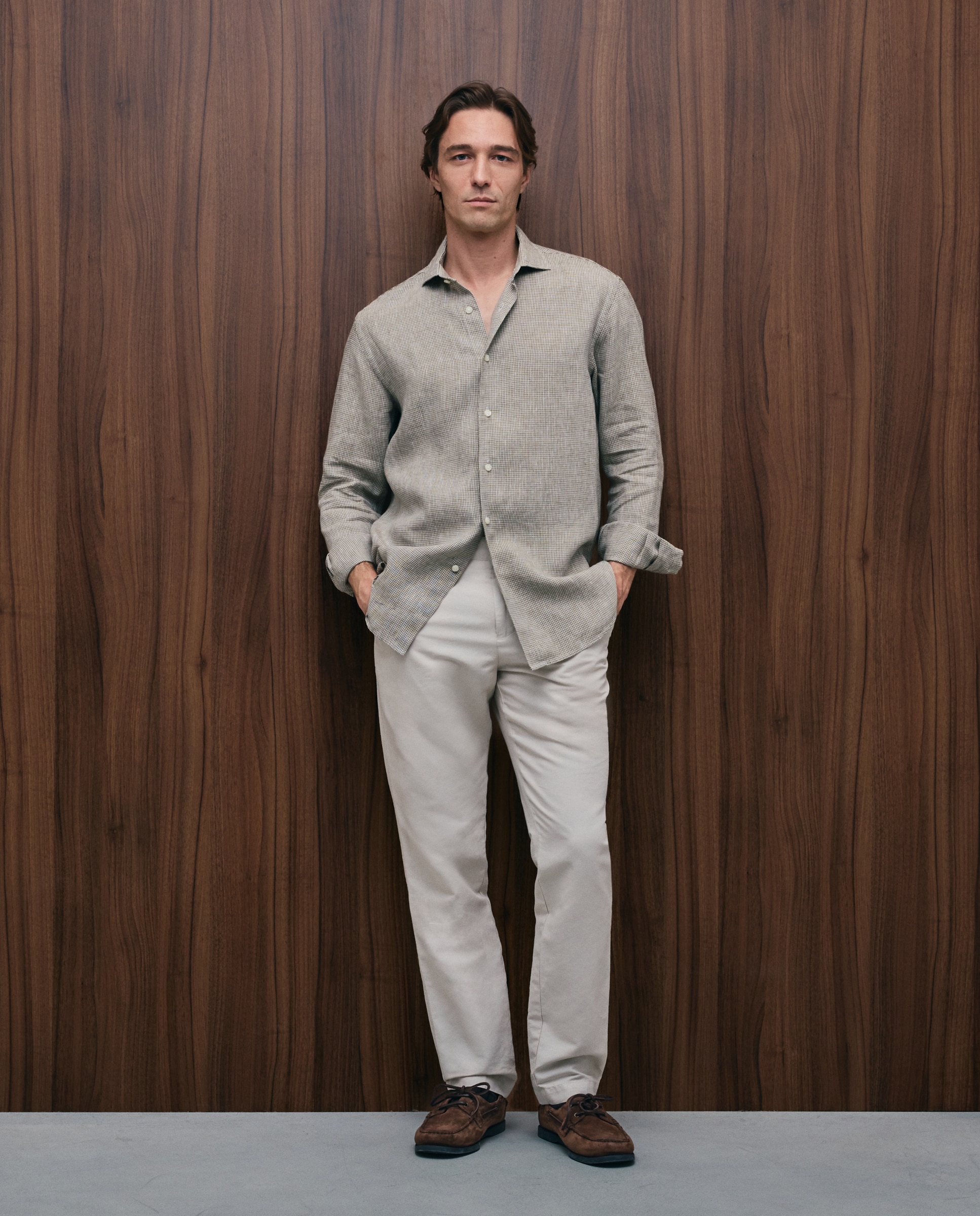 Camisa de Linho Verde-2