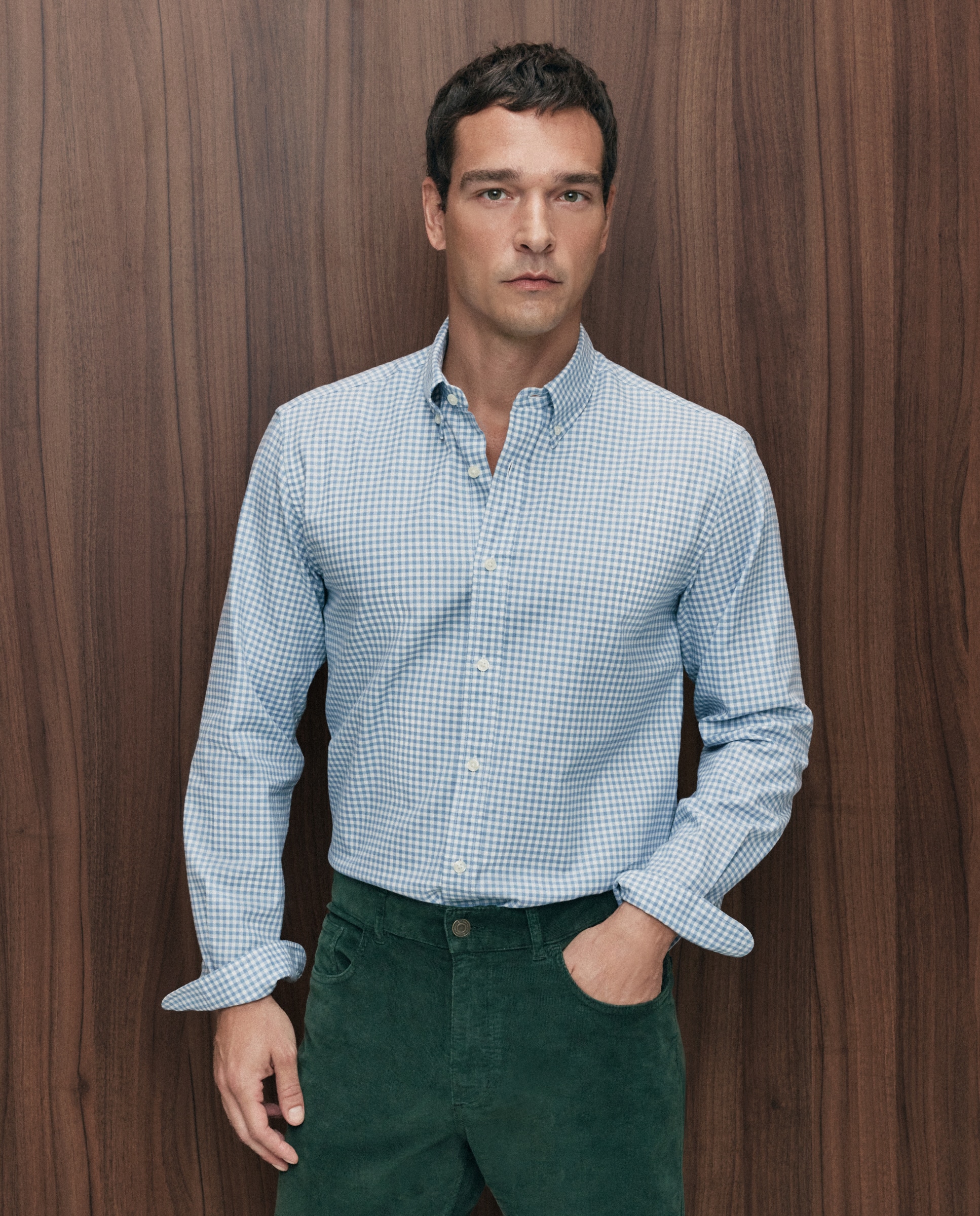 Imagen 1 de Camisa sport villela 100% algodón classic fit - Emidio Tucci - Azul claro Azul claro