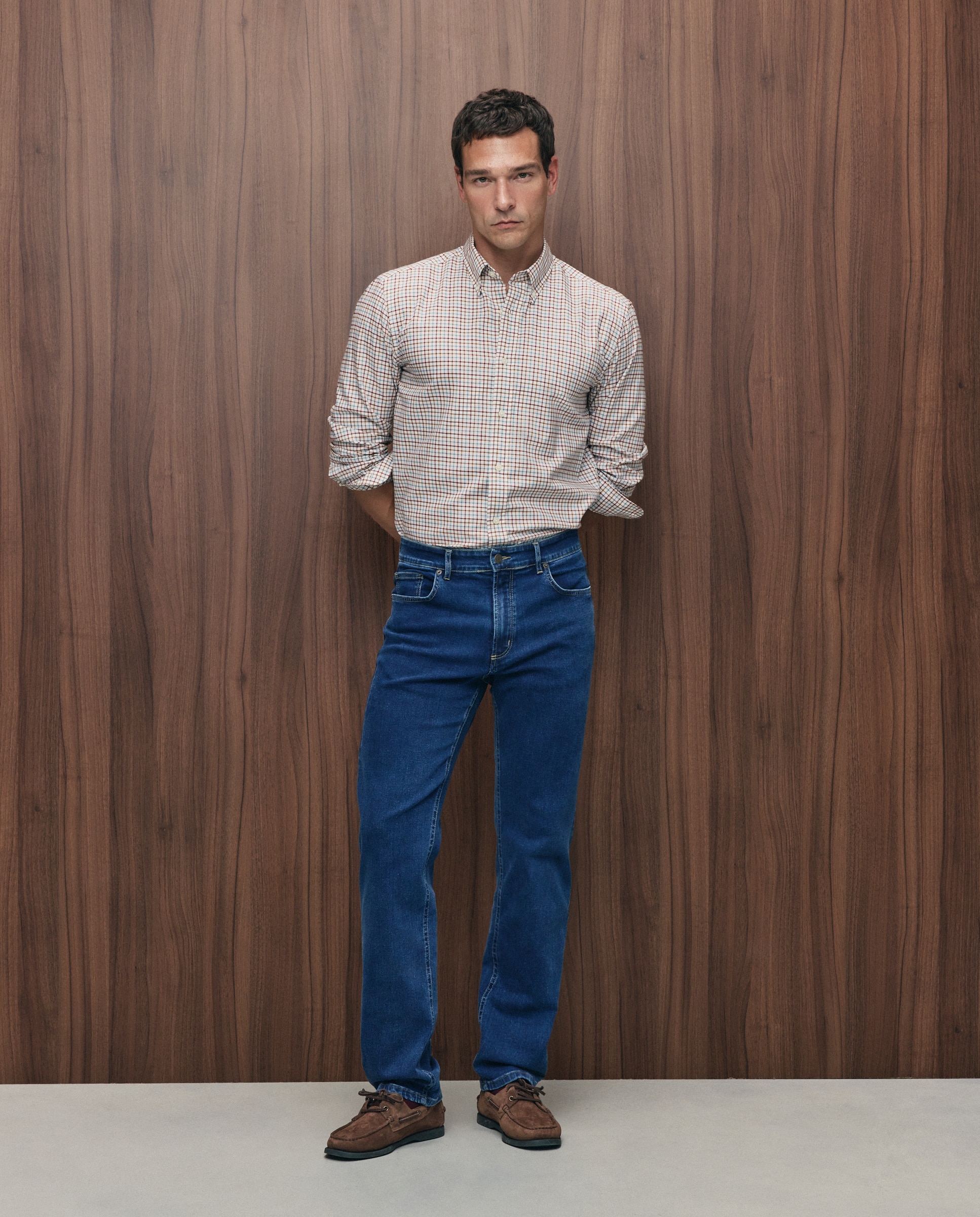 Imagen 2 de Camisa sport villela 100% algodón classic fit - Emidio Tucci - Azul claro Azul claro