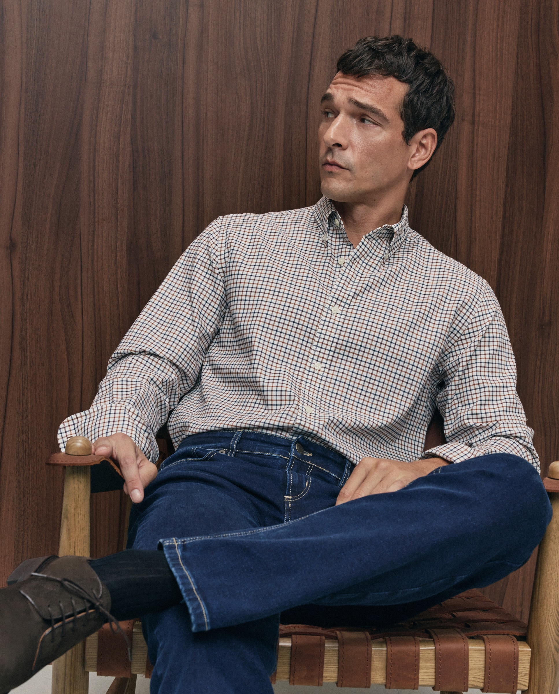 Imagen 1 de Camisa sport villela 100% algodón classic fit - Emidio Tucci - Rojo Rojo