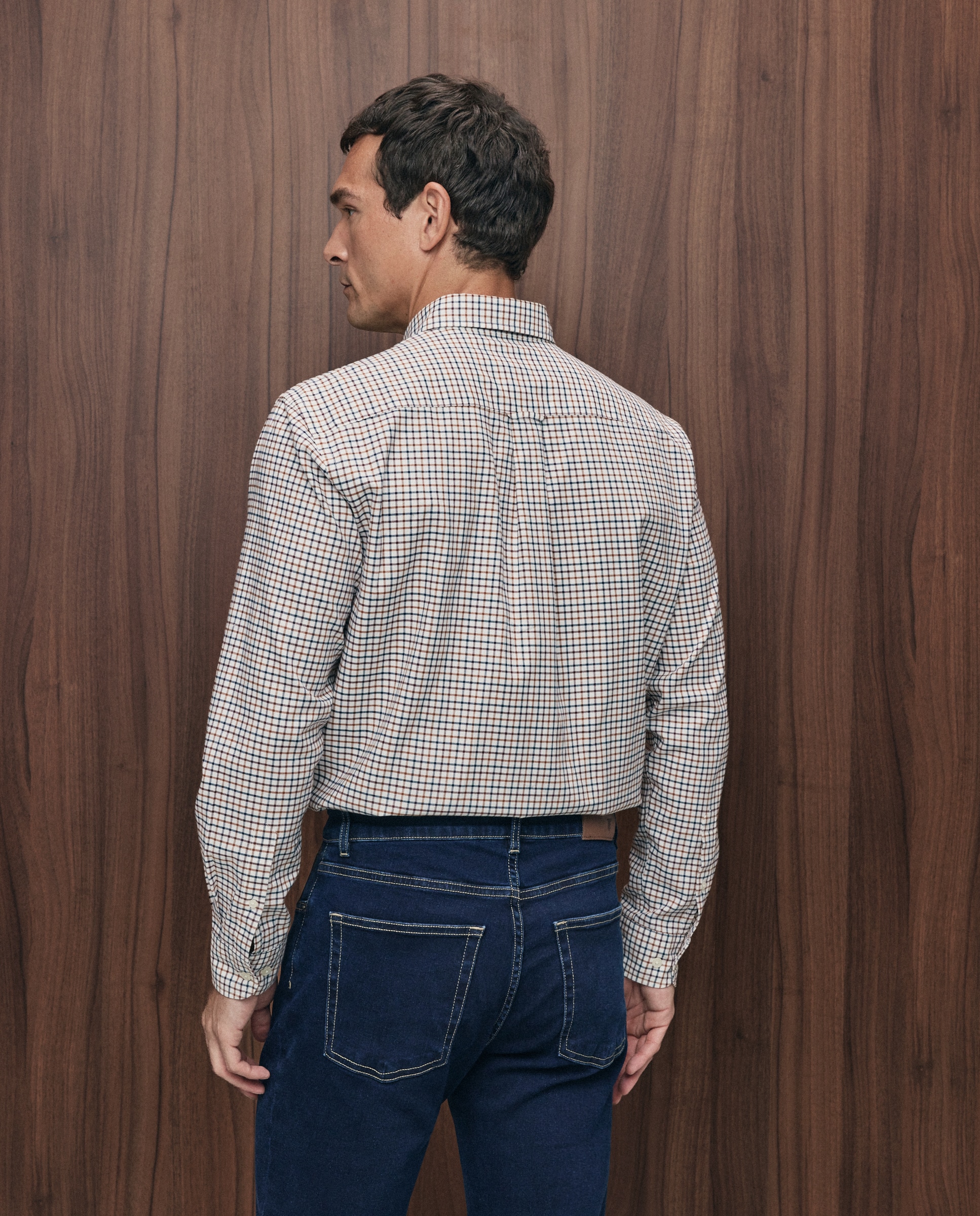 Imagen 3 de Camisa sport villela 100% algodón classic fit - Emidio Tucci - Rojo Rojo