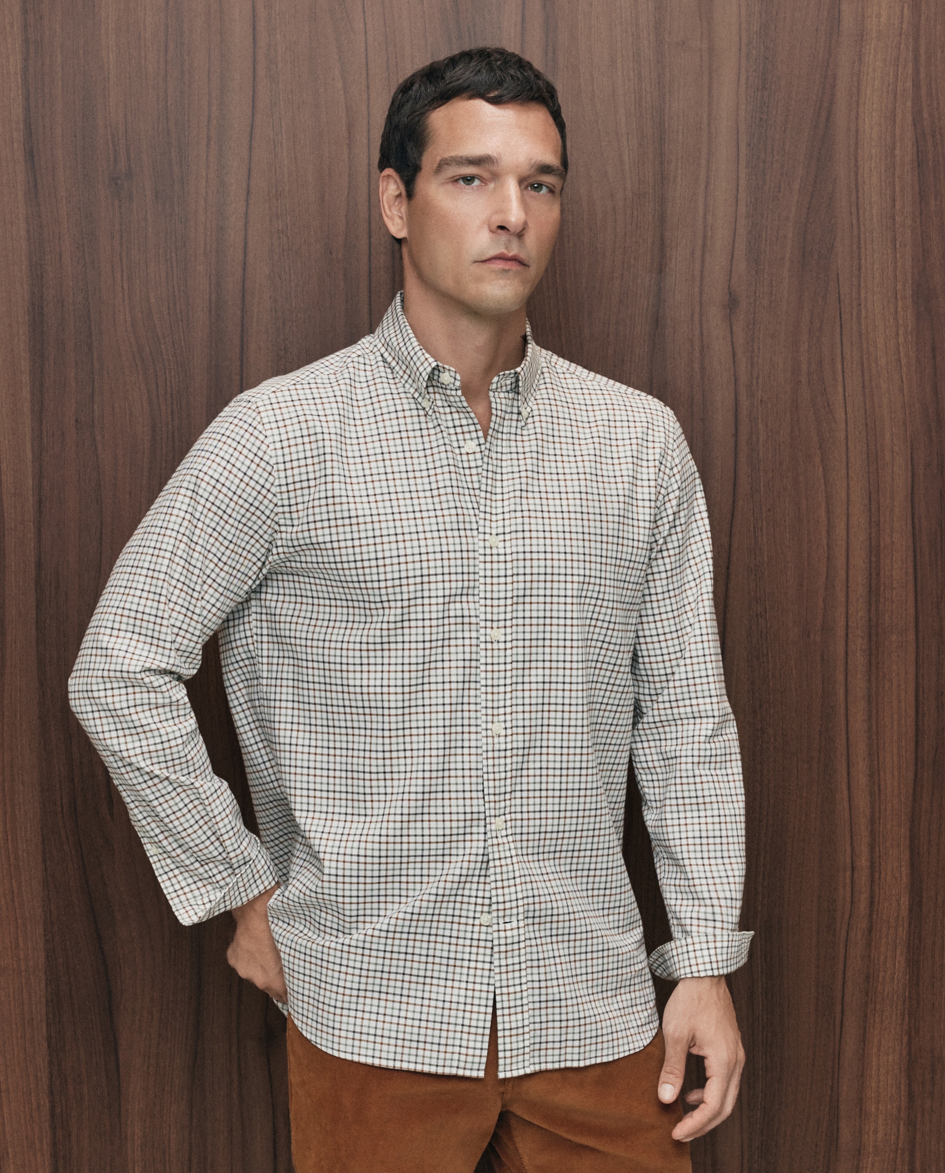 Imagem 1 de Camisa Casual Villela 100% Algodão Classic Fit