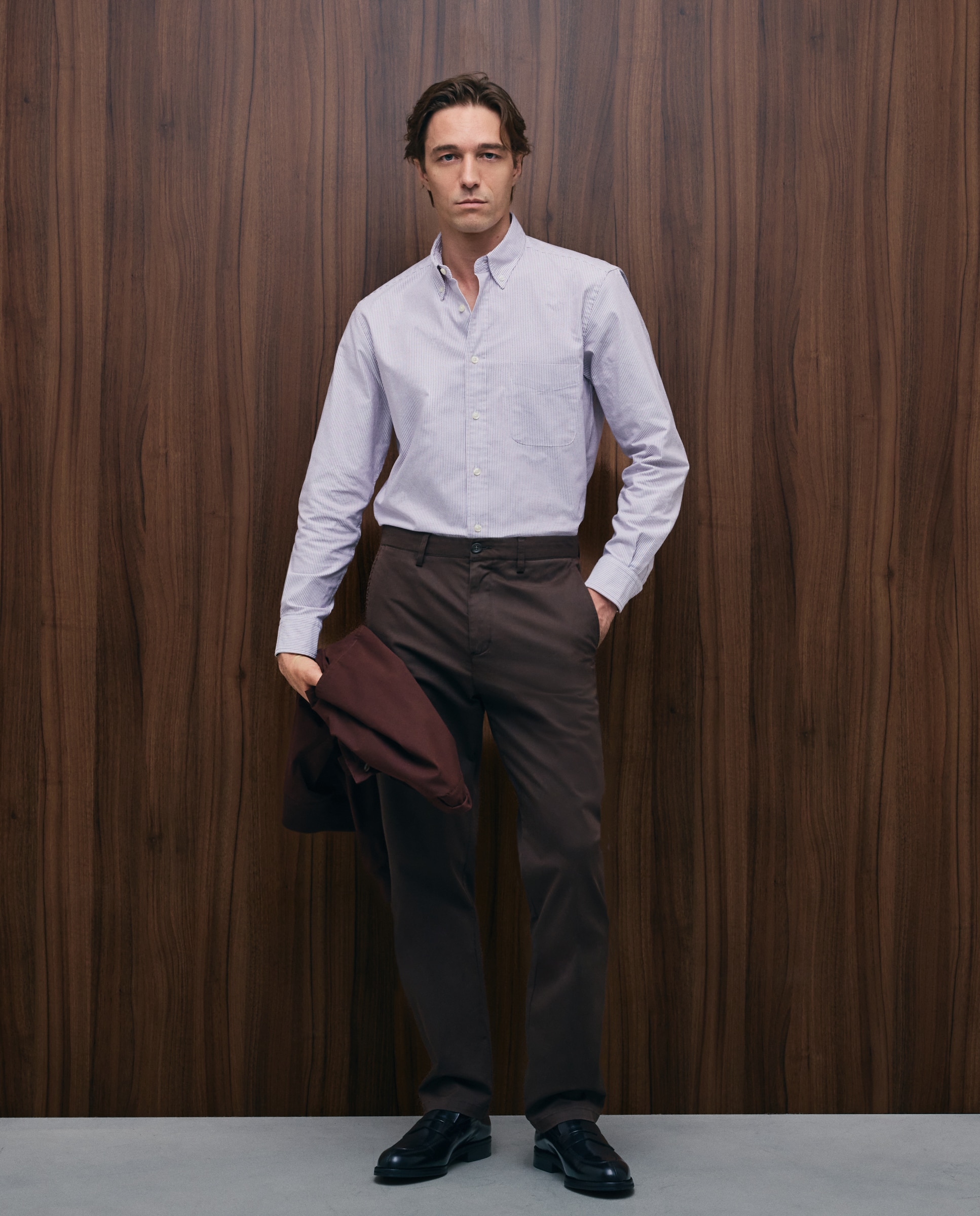 Camisa sport hombre m/l - Emidio Tucci - Rojo Rojo-2