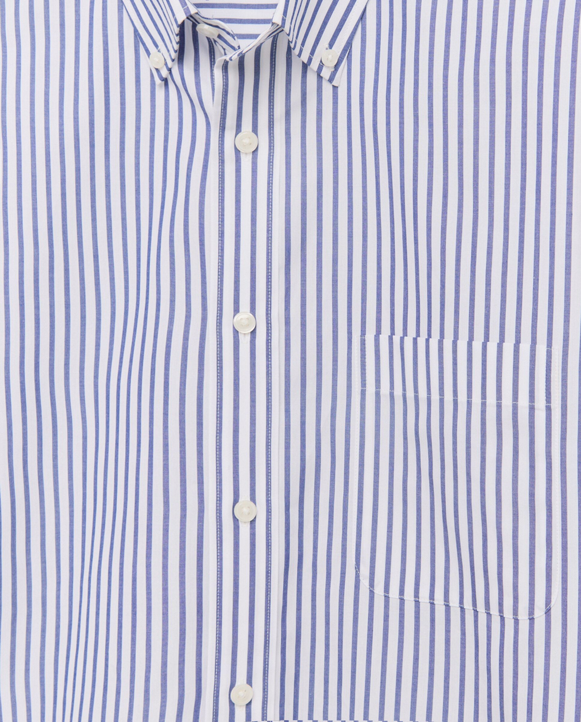 Camisa classic fit popelín algodón cuadros rayas hombre - Dustin - Marino Marino-5