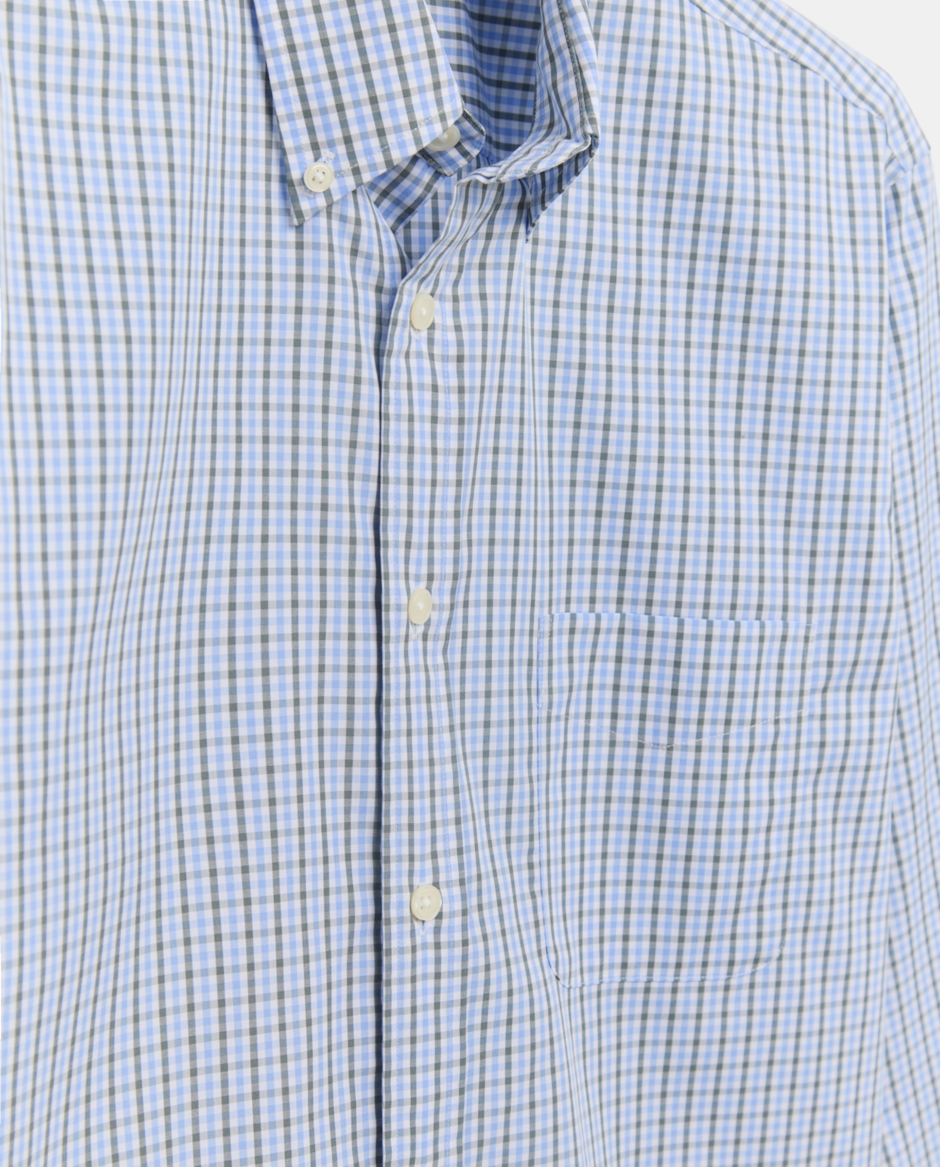 Camisa Casual de Manga Comprida Verde-6