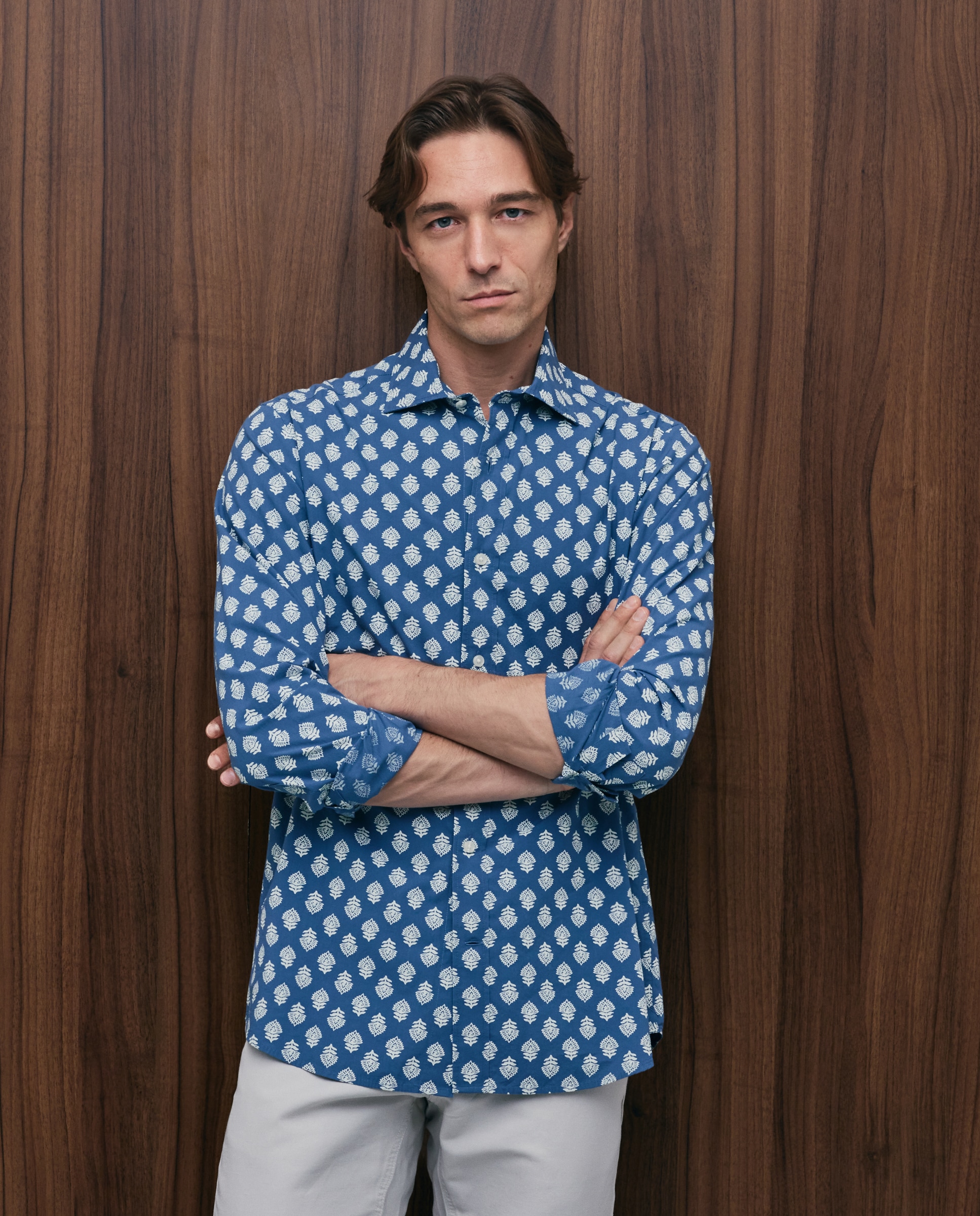 Imagen 1 de Camisa sport algodon ml hombre - Emidio Tucci - Azul Azul