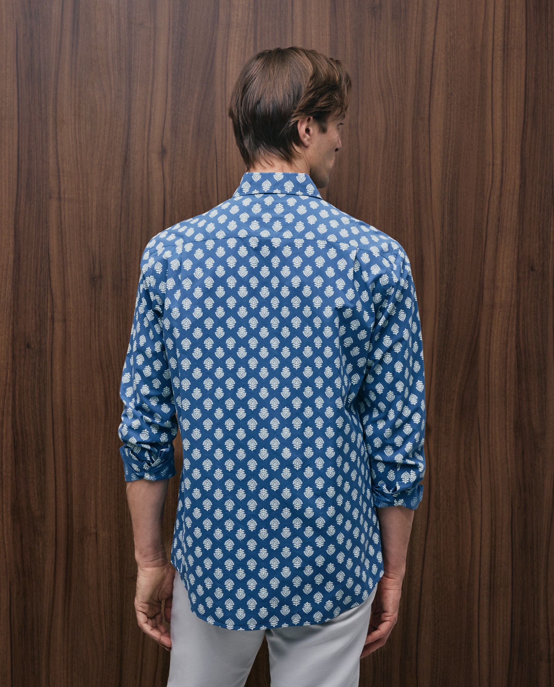 Imagen 3 de Camisa sport algodon ml hombre - Emidio Tucci - Azul Azul
