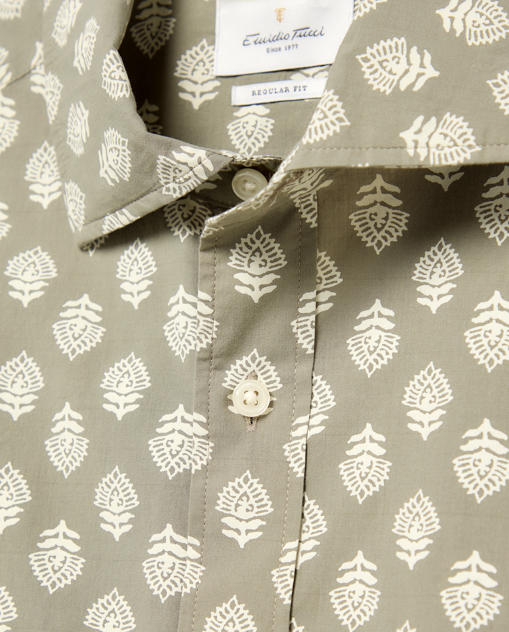 Imagen 5 de Camisa sport algodon ml hombre - Emidio Tucci - Verde Verde