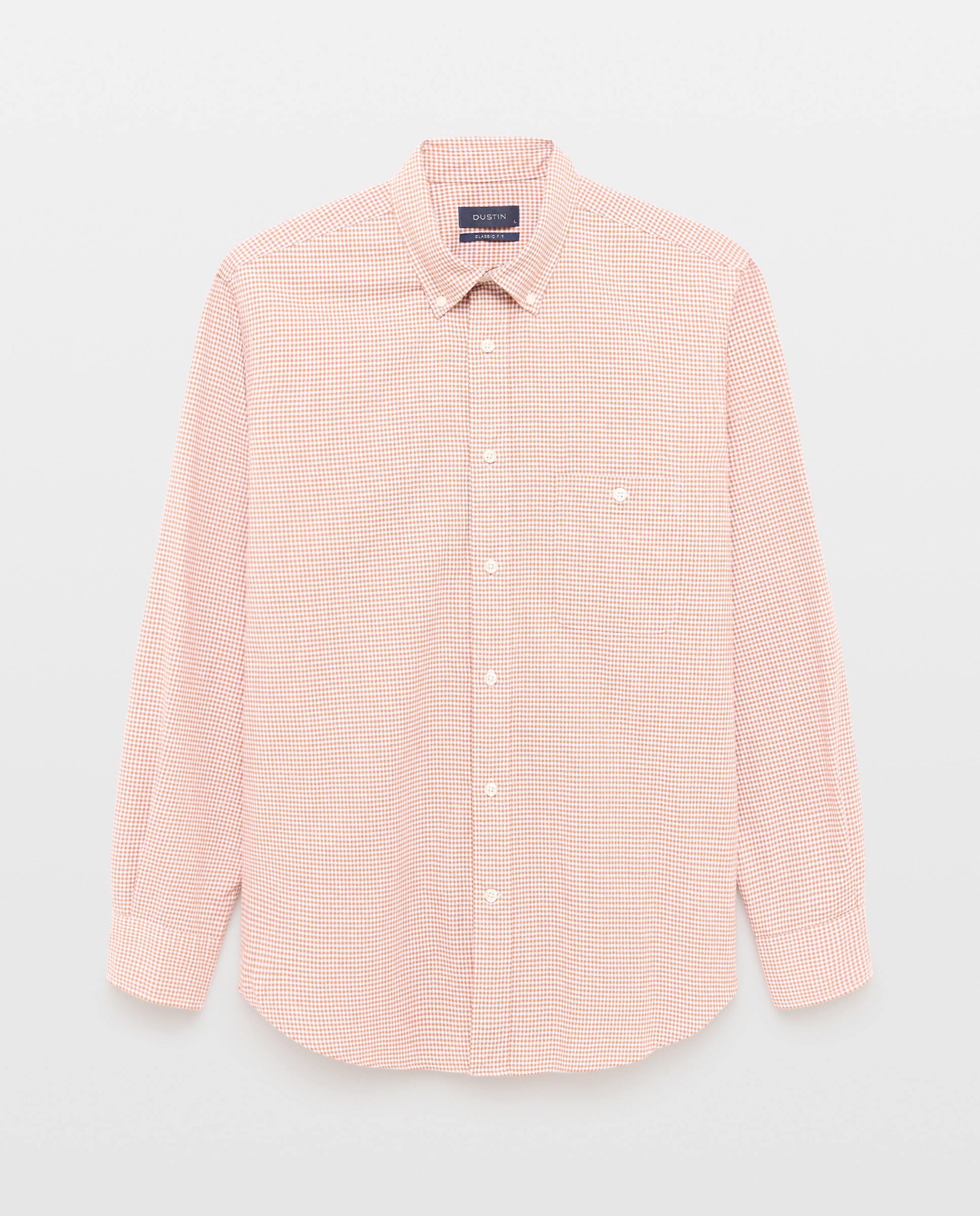 Camisa classic fit de oxford de cuadro vichy de hombre - Dustin - Burdeos Burdeos-4