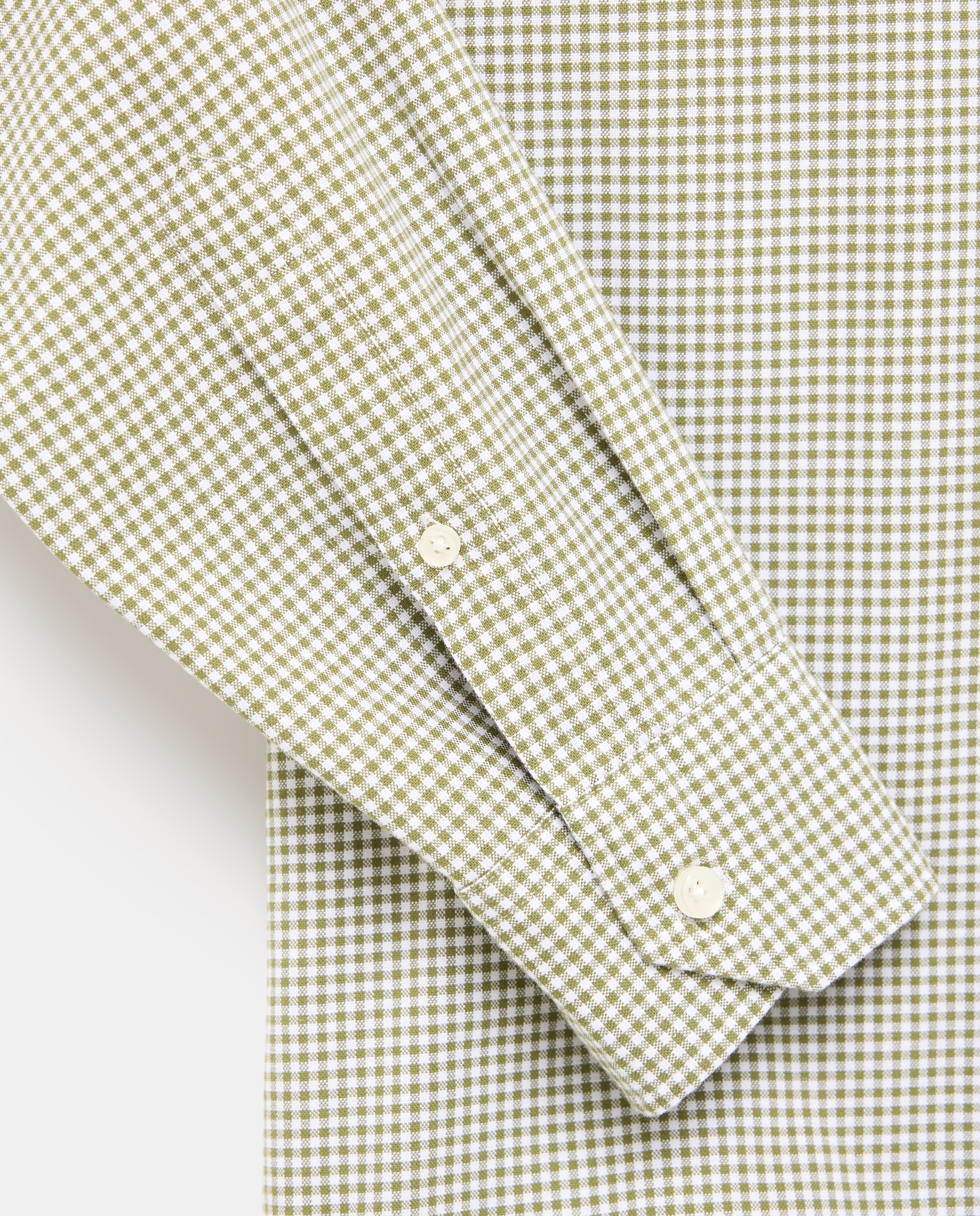 Camisa classic fit de oxford de cuadro vichy de hombre - Dustin - Verde Verde-5