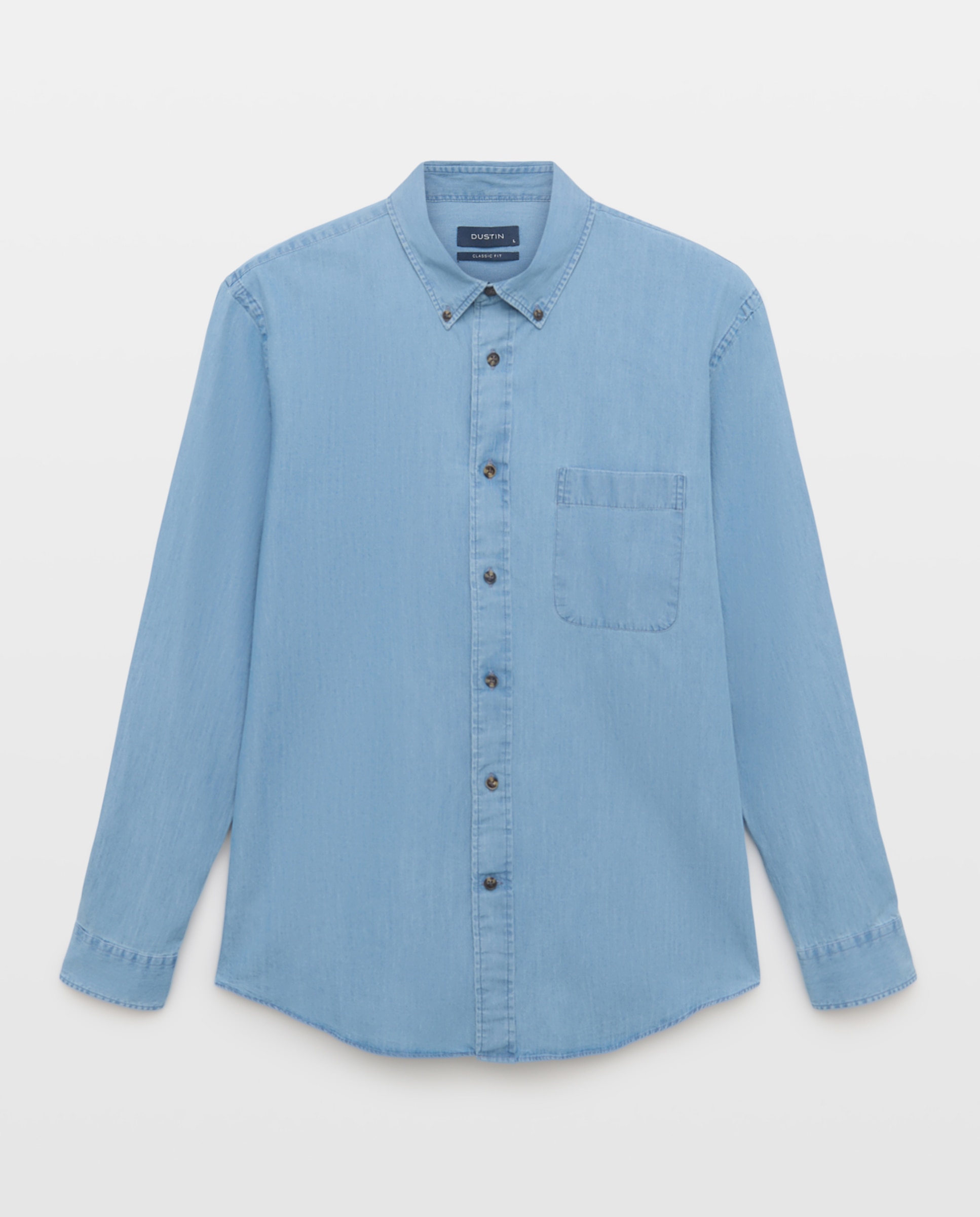Camisa Classic Fit de Ganga Azul-4