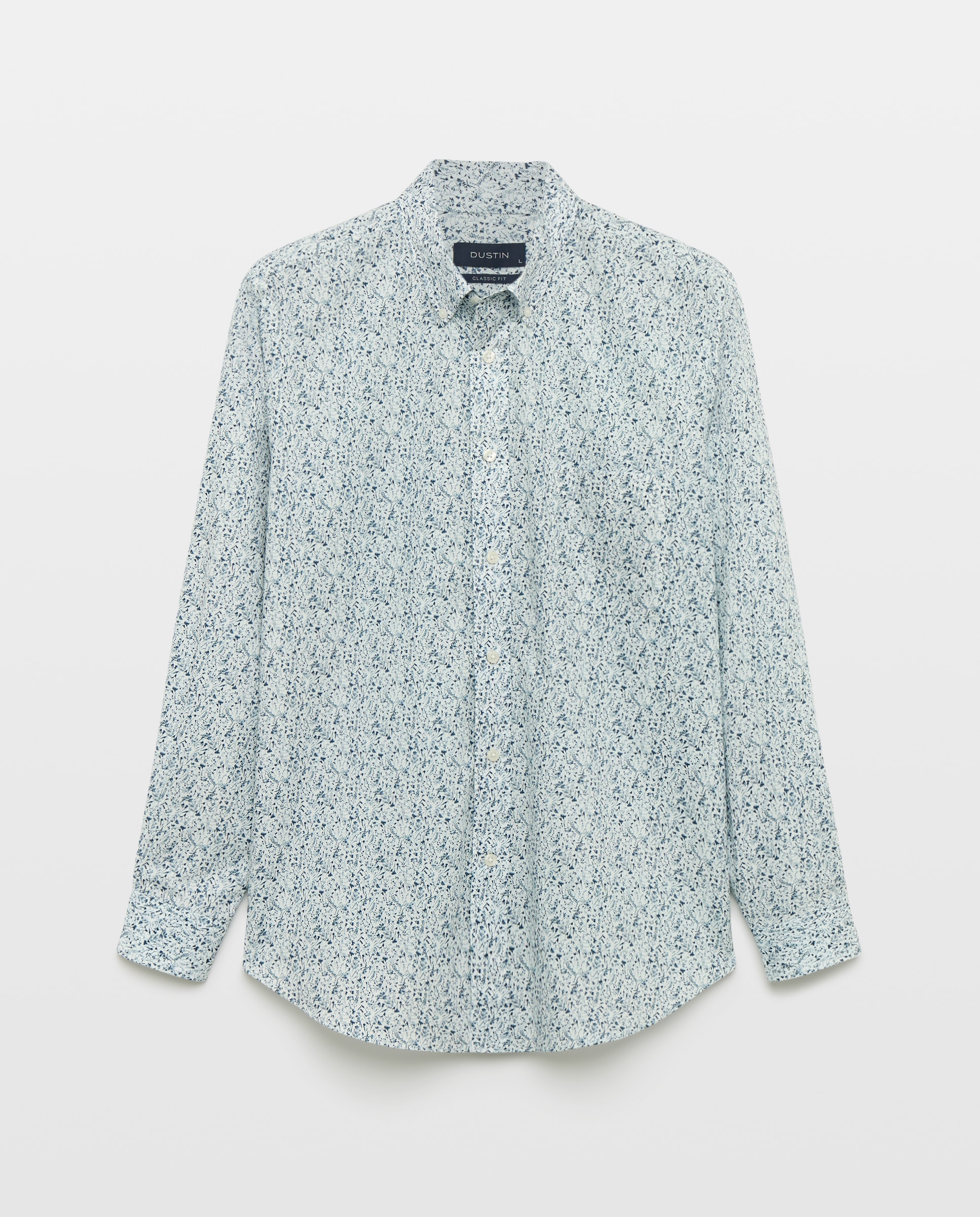 Imagem 0 de Camisa de Popelina com Estampado Floral de Coleção