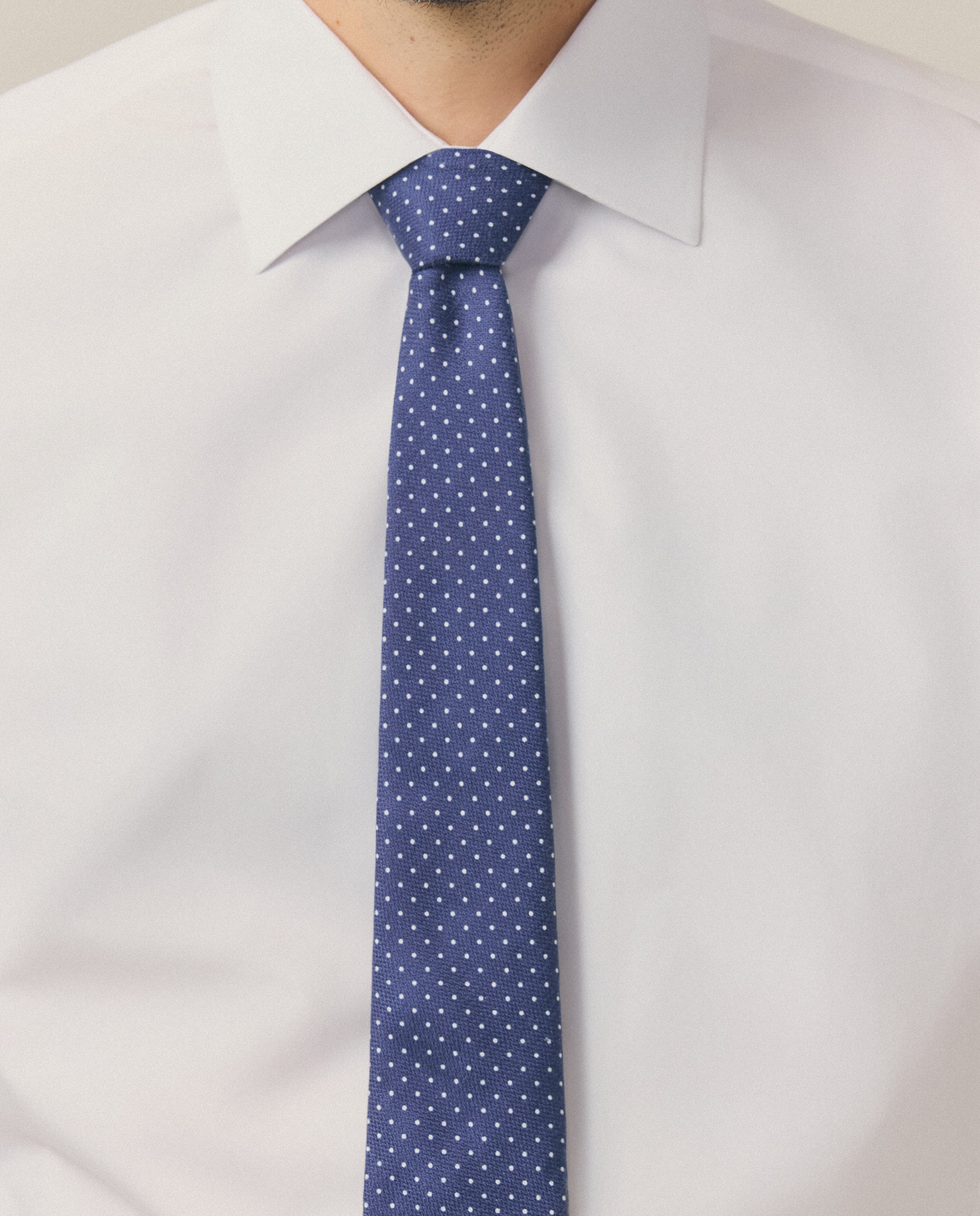 Camisa Clássica de Manga Comprida Non Iron Branco-4