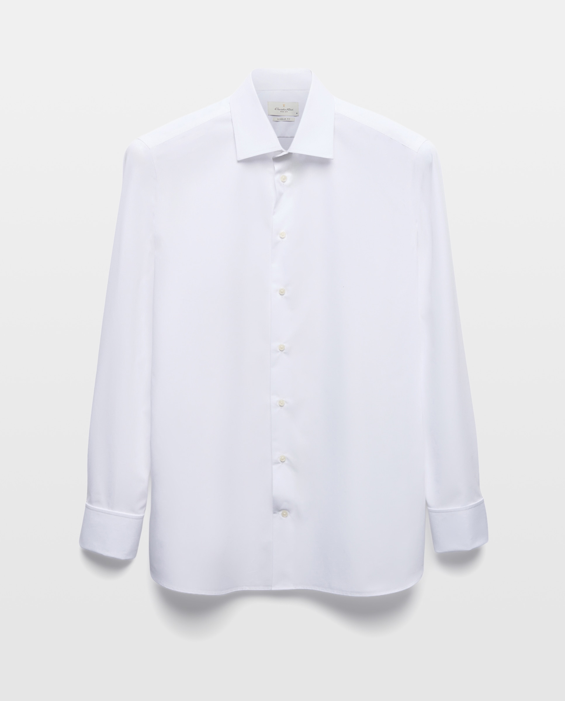 Camisa Clássica de Manga Comprida Non Iron Branco-6