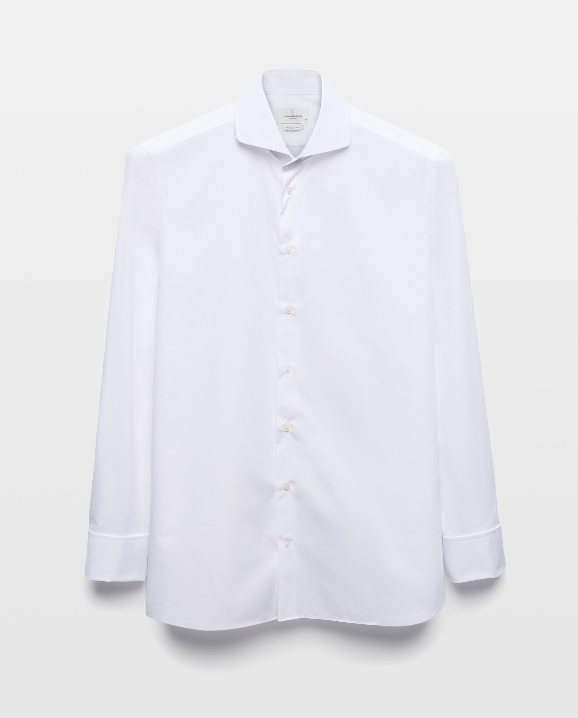 Camisa Clássica de Manga Comprida Non Iron Branco-5