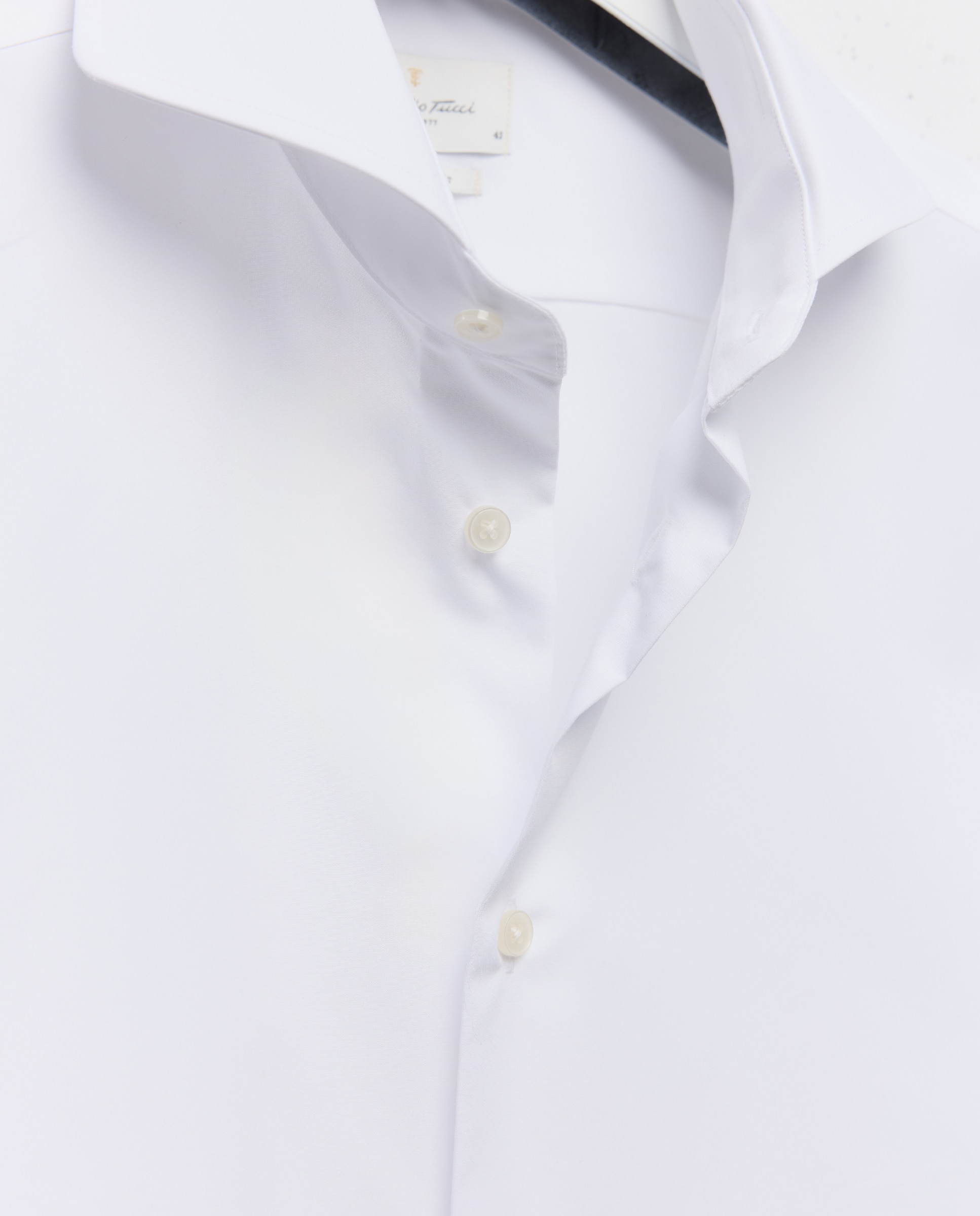 Camisa Clássica de Manga Comprida Non Iron Branco-6