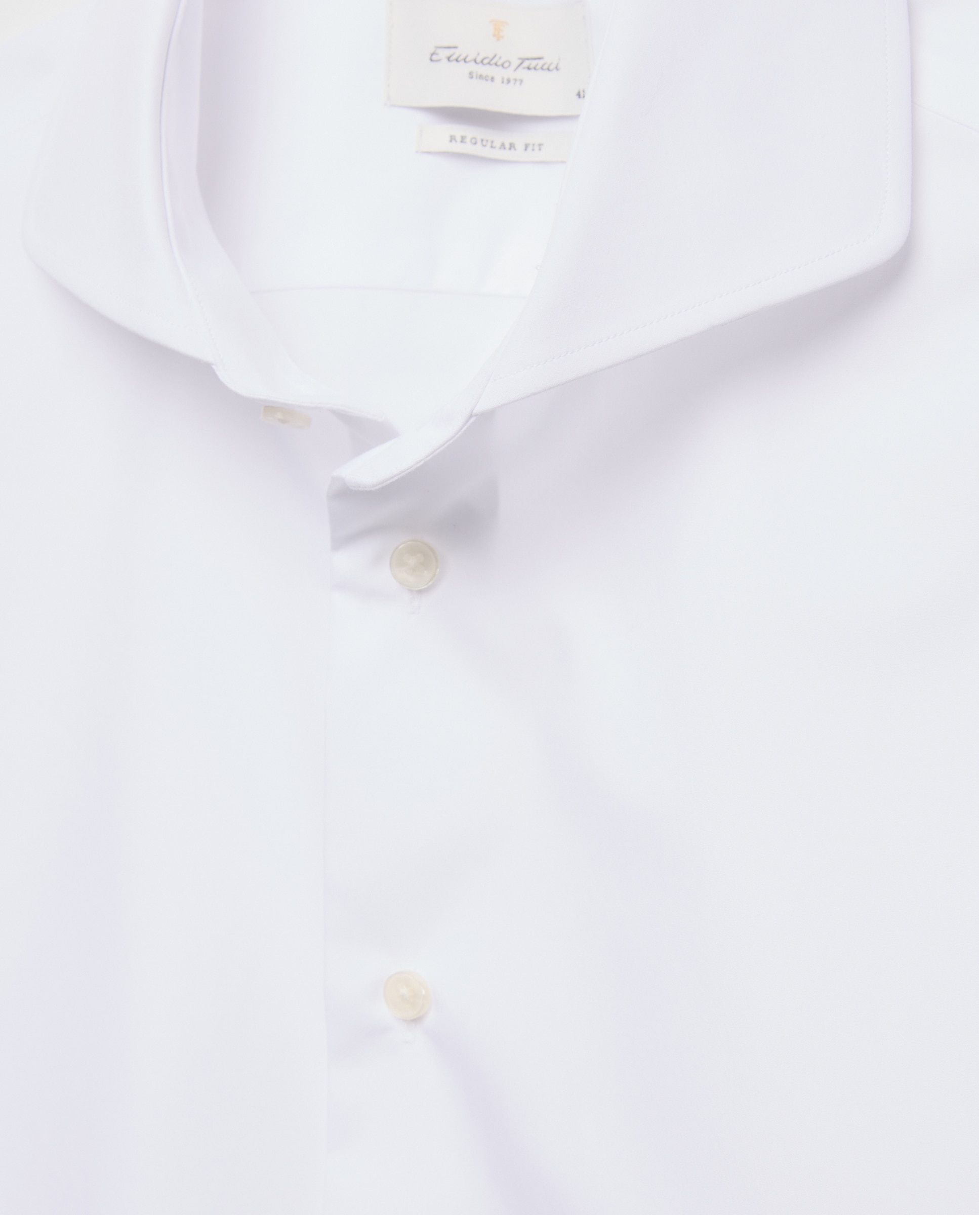 Camisa vestir non iron hombre manga larga - Emidio Tucci - Blanco Blanco-6