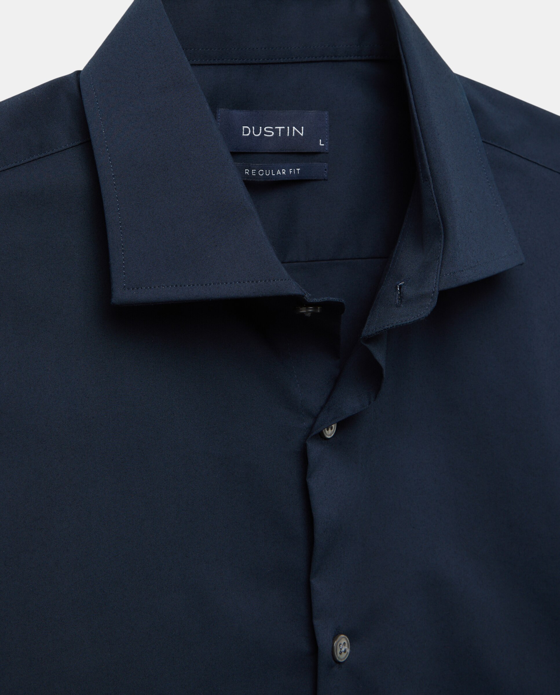 Camisa de vestir con stretch fit regular. - Dustin - Azul marino Azul marino-5