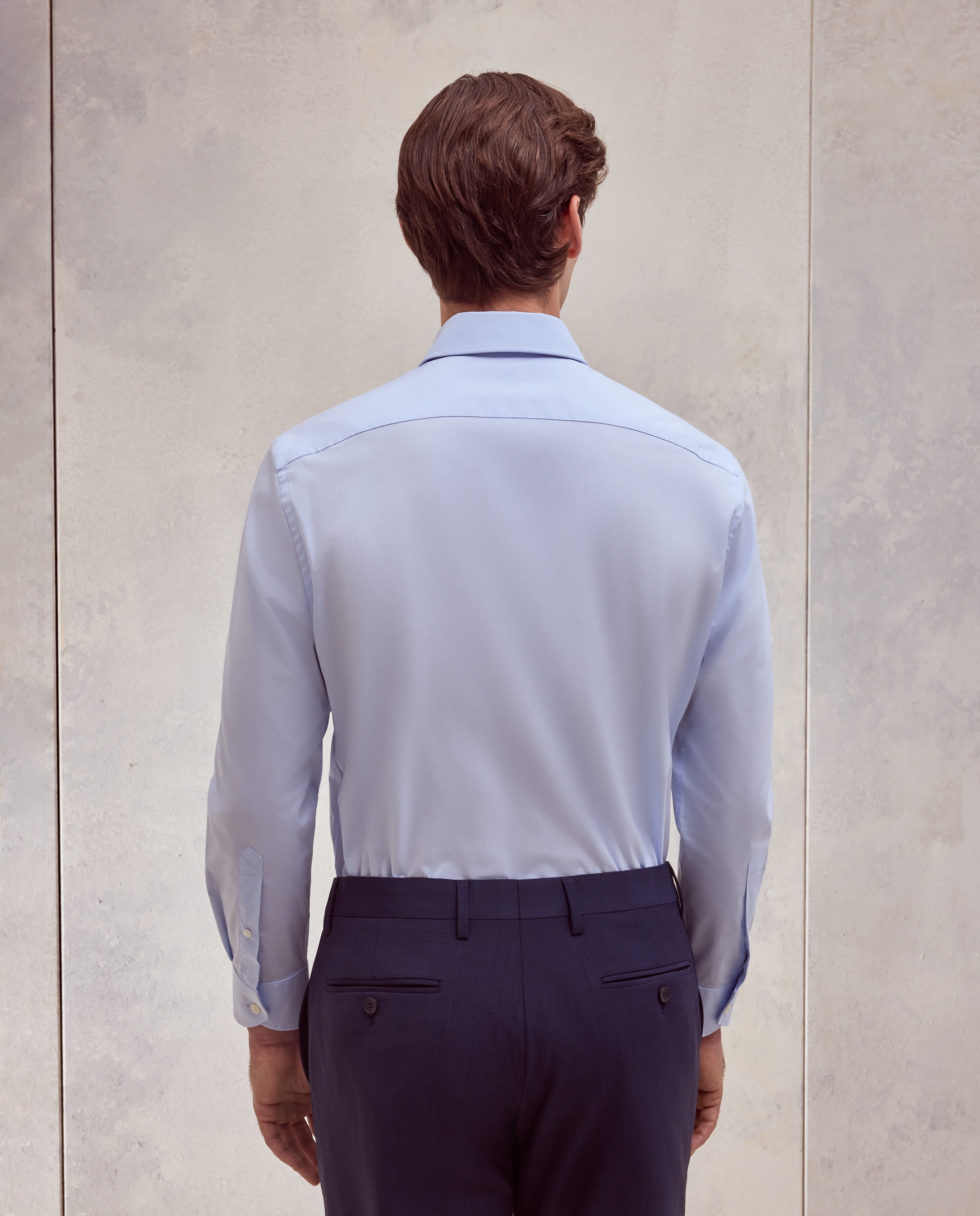 Camisa de vestir con stretch fit regular. - Dustin - Azul claro Azul claro-3
