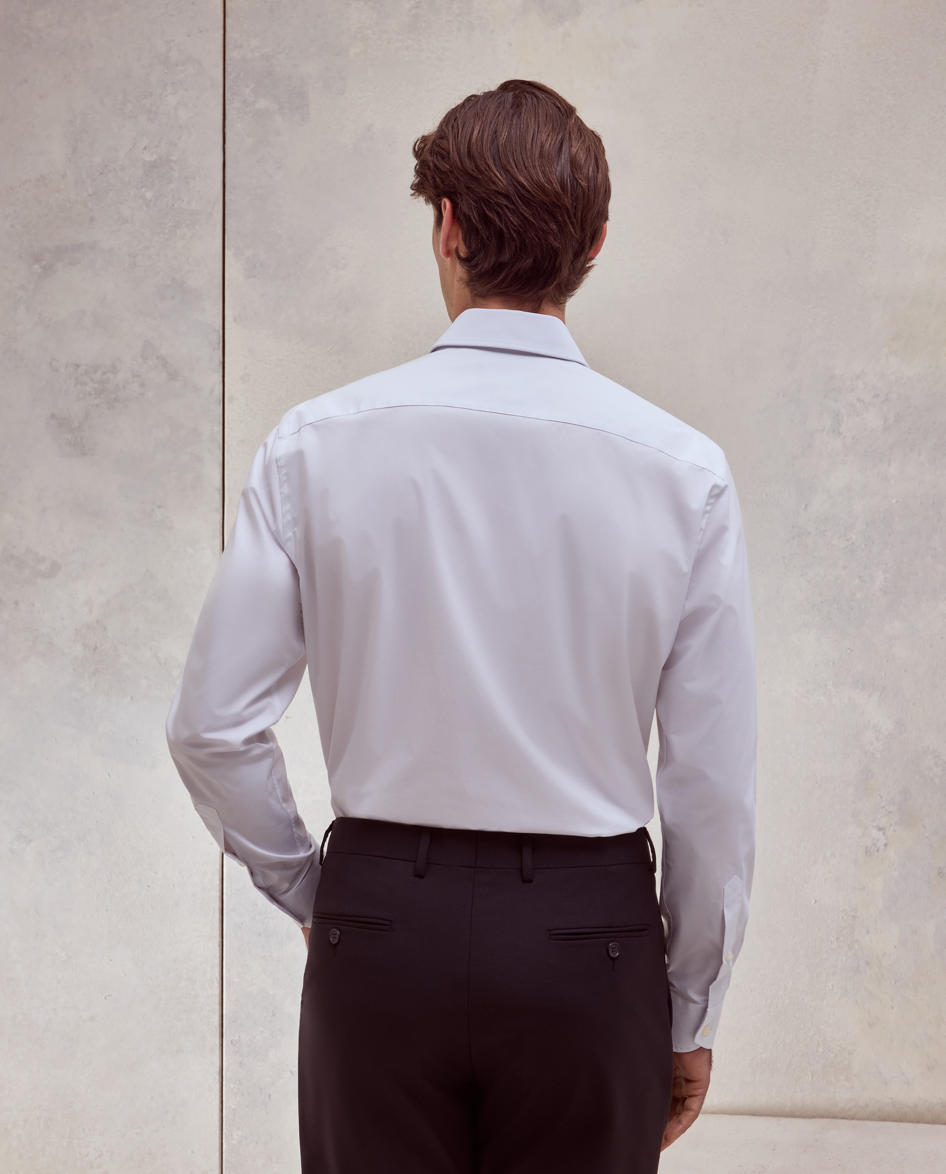 Camisa de vestir con stretch fit regular. - Dustin - Blanco Blanco-3