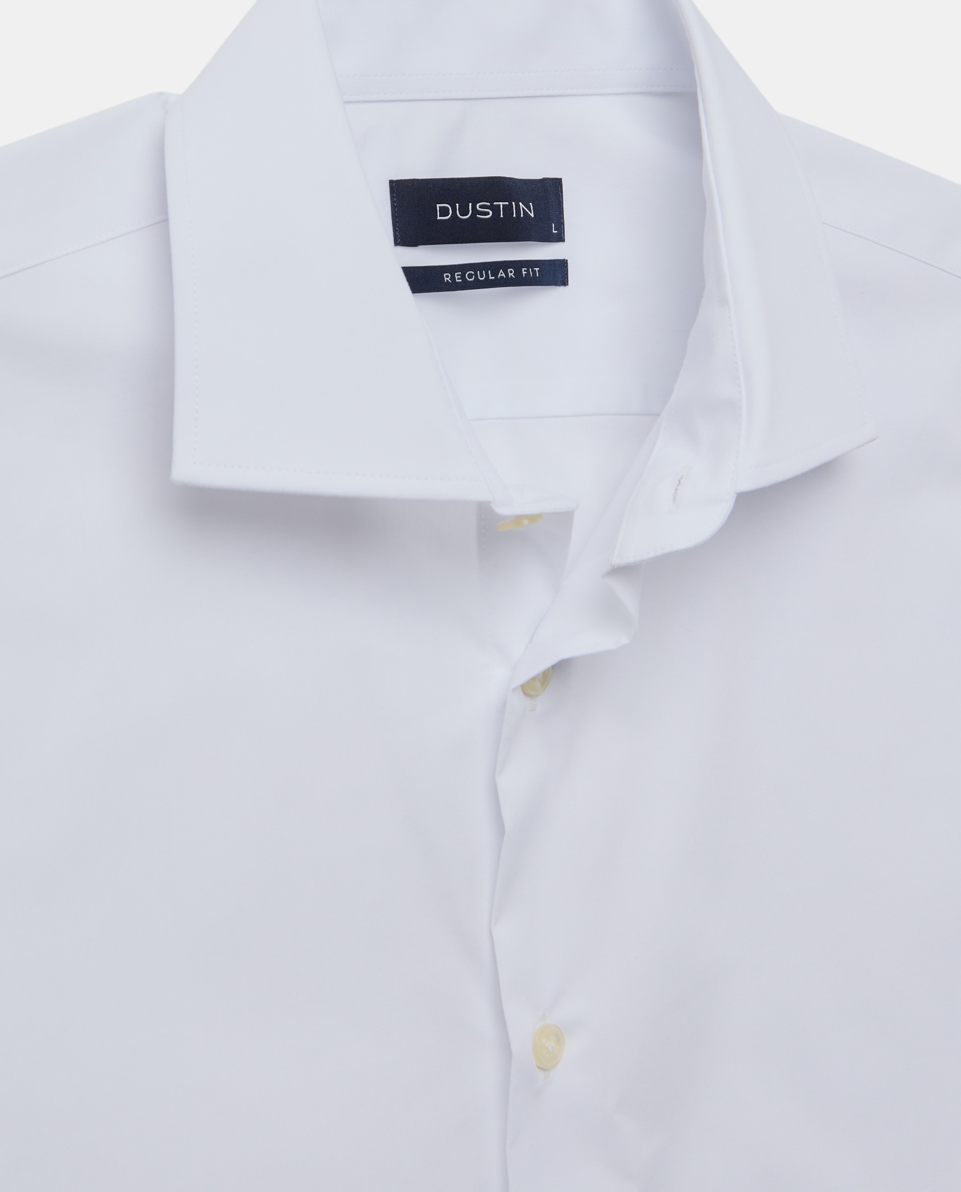 Camisa de vestir con stretch fit regular. - Dustin - Blanco Blanco-5