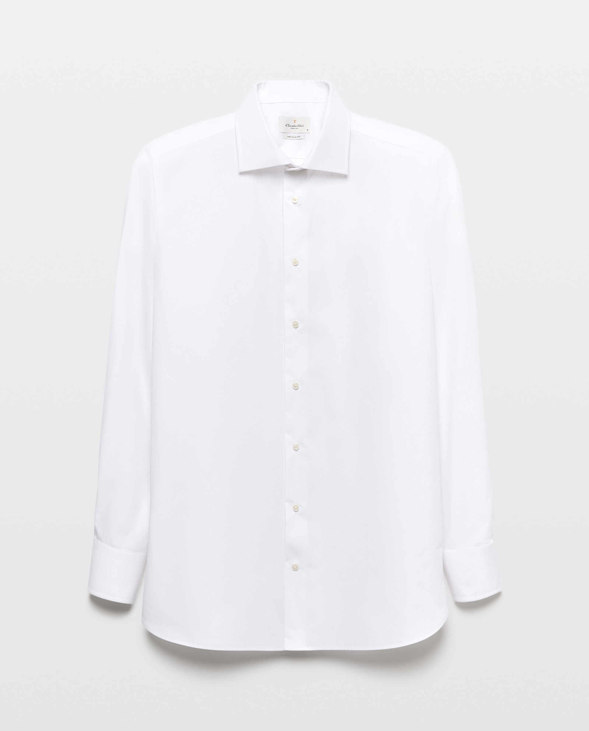 Camisa vestir hombre manga larga - Emidio Tucci - Blanco Blanco-1
