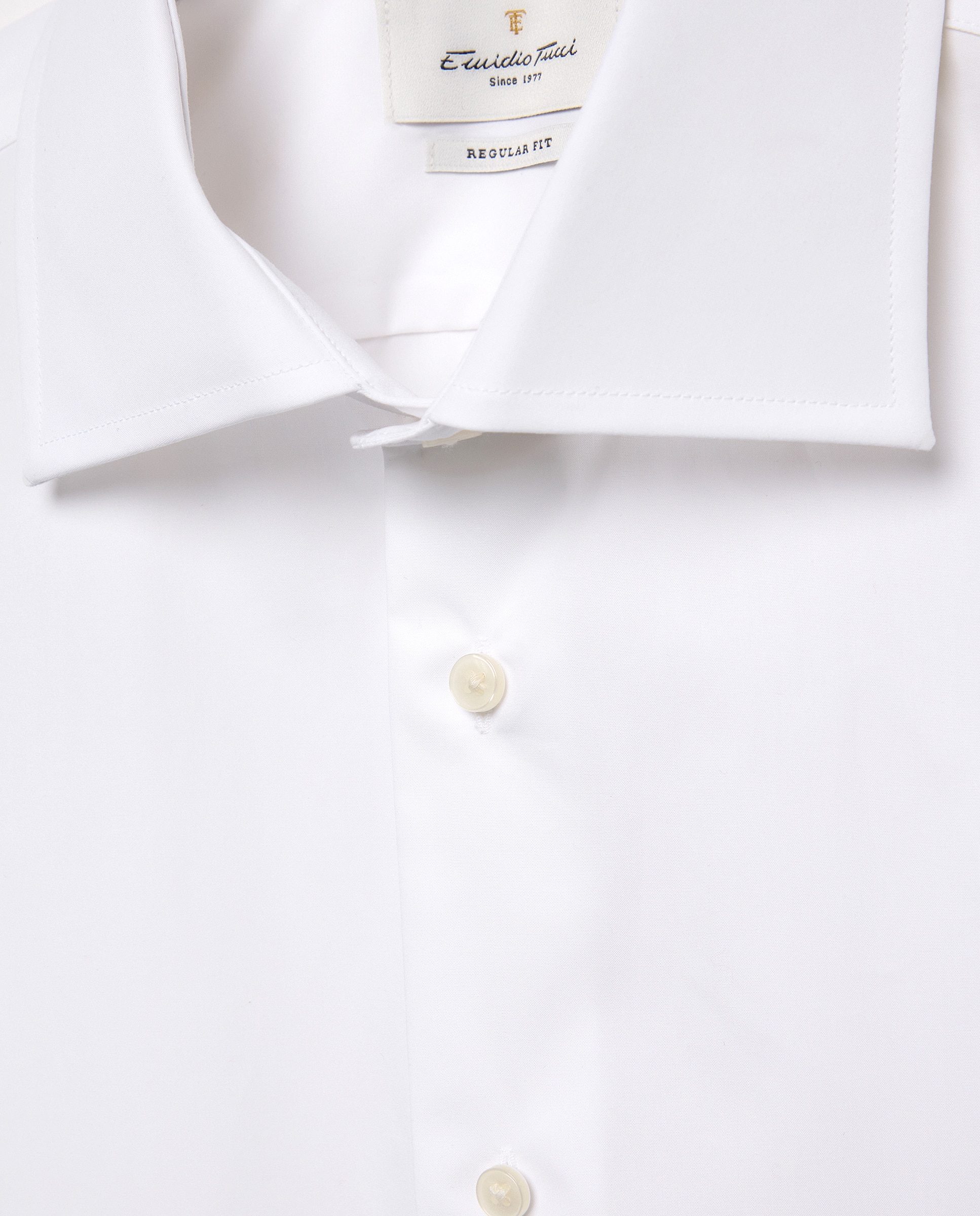 Camisa vestir hombre manga larga - Emidio Tucci - Blanco Blanco-2
