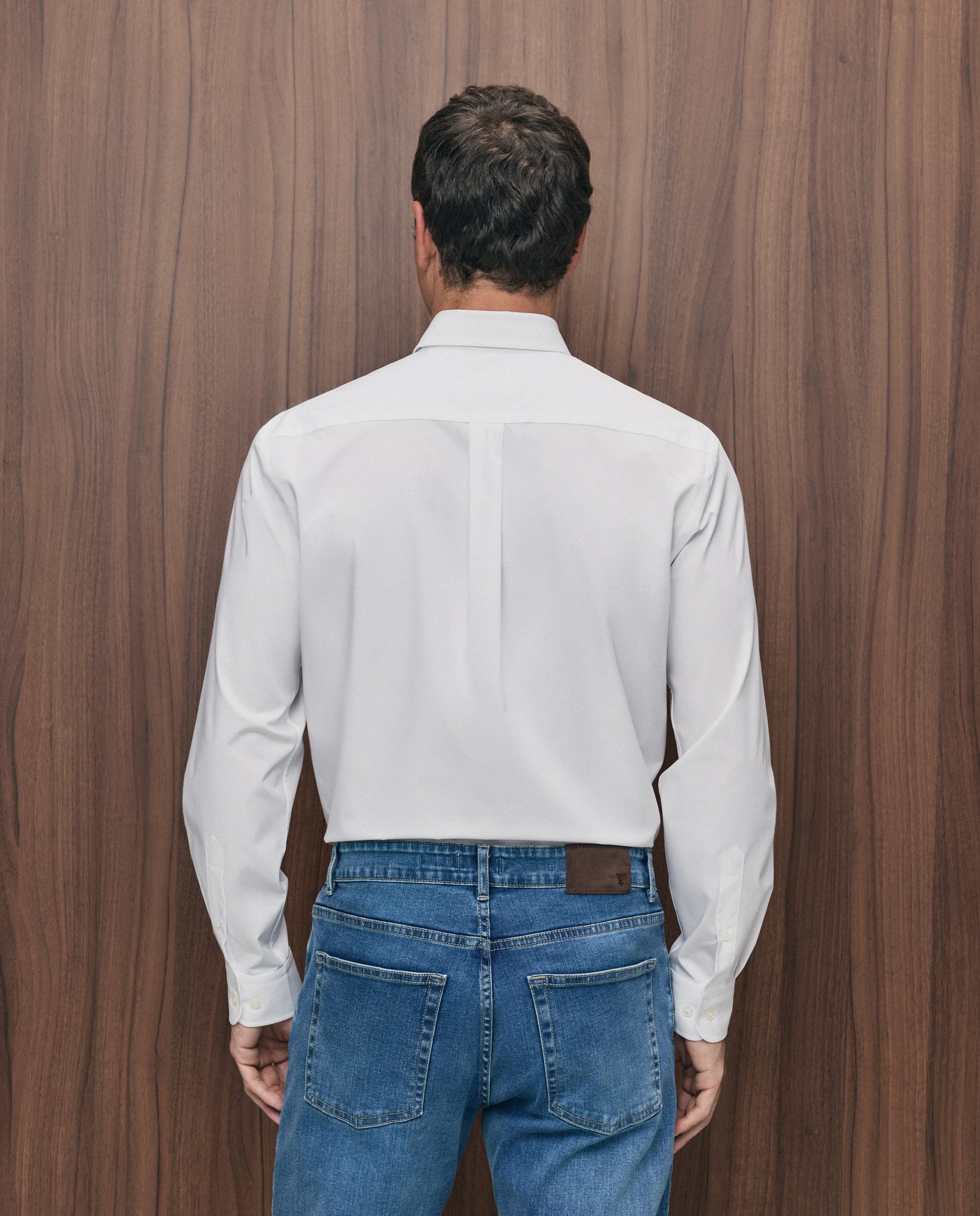 Camisa sport hombre manga larga - Emidio Tucci - Blanco Blanco-3