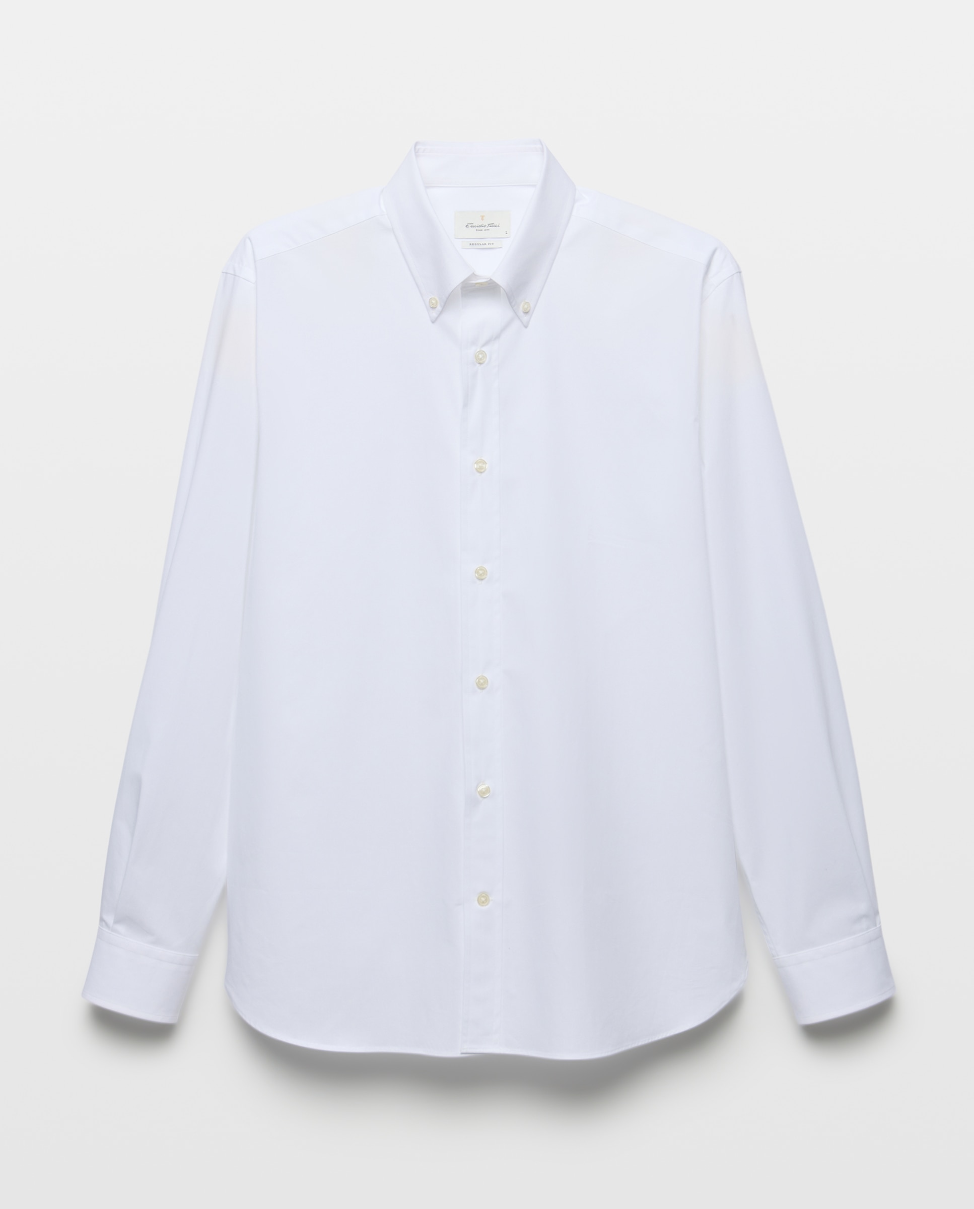Camisa sport hombre manga larga - Emidio Tucci - Blanco Blanco-4