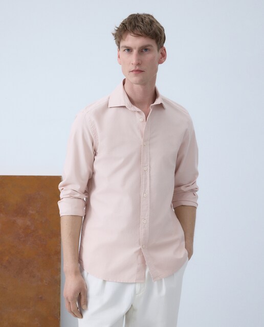 Camisa sport de hombre manga larga