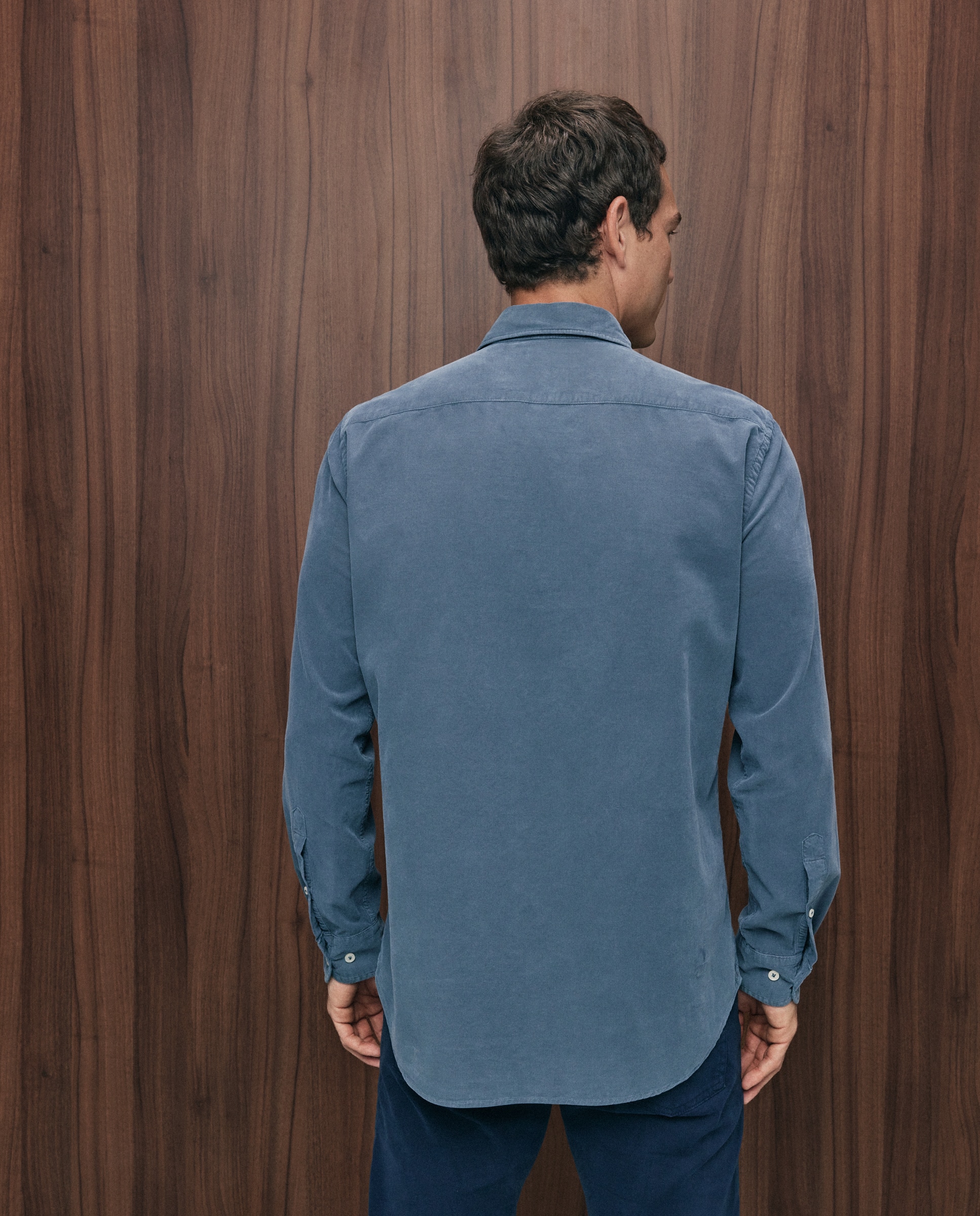 Camisa sport pana 100% algodón regular fit - Emidio Tucci - Azul Azul-3