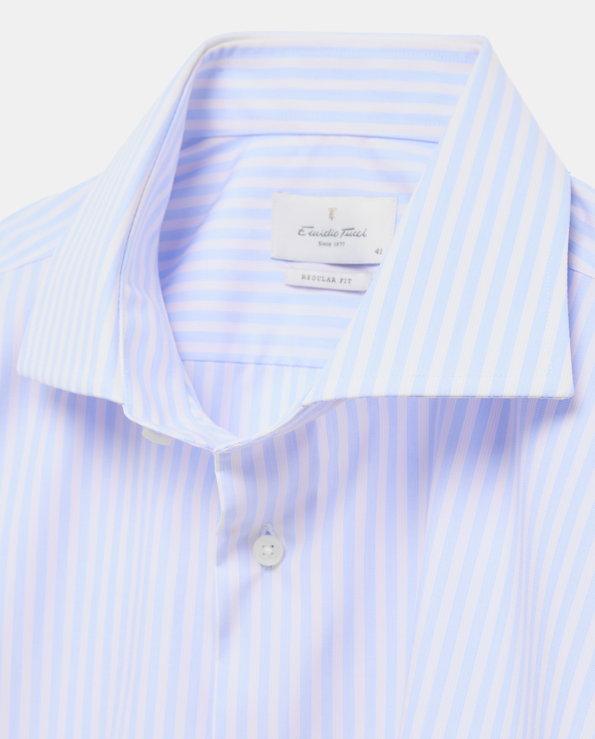 Camisa vestir non iron hombre manga larga - Emidio Tucci - Azul claro Azul claro-6